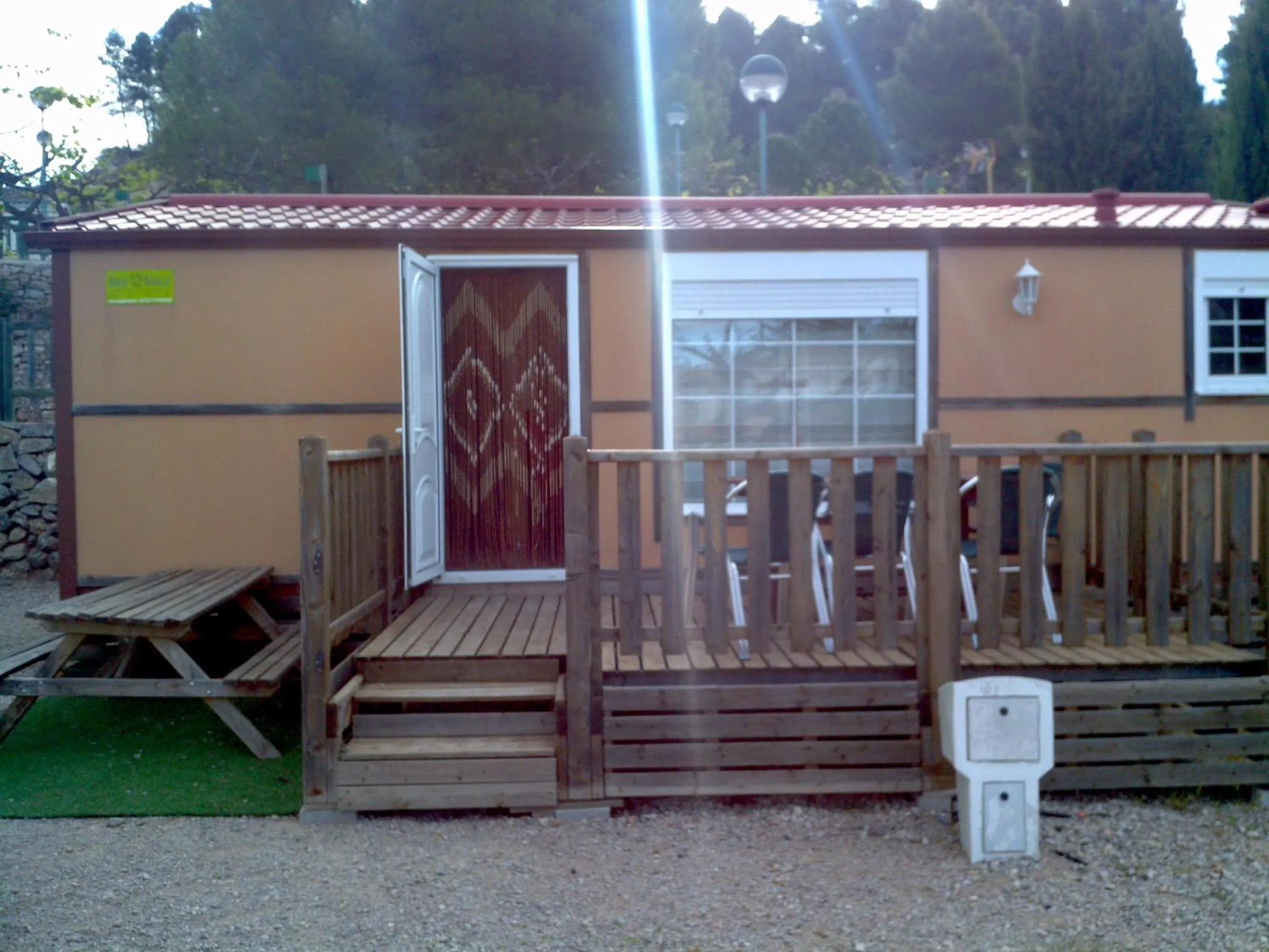 Deluxe Mobile Home ( 4 Adults+ 2 Children) in Camping Alberg Municipal Tivissa
