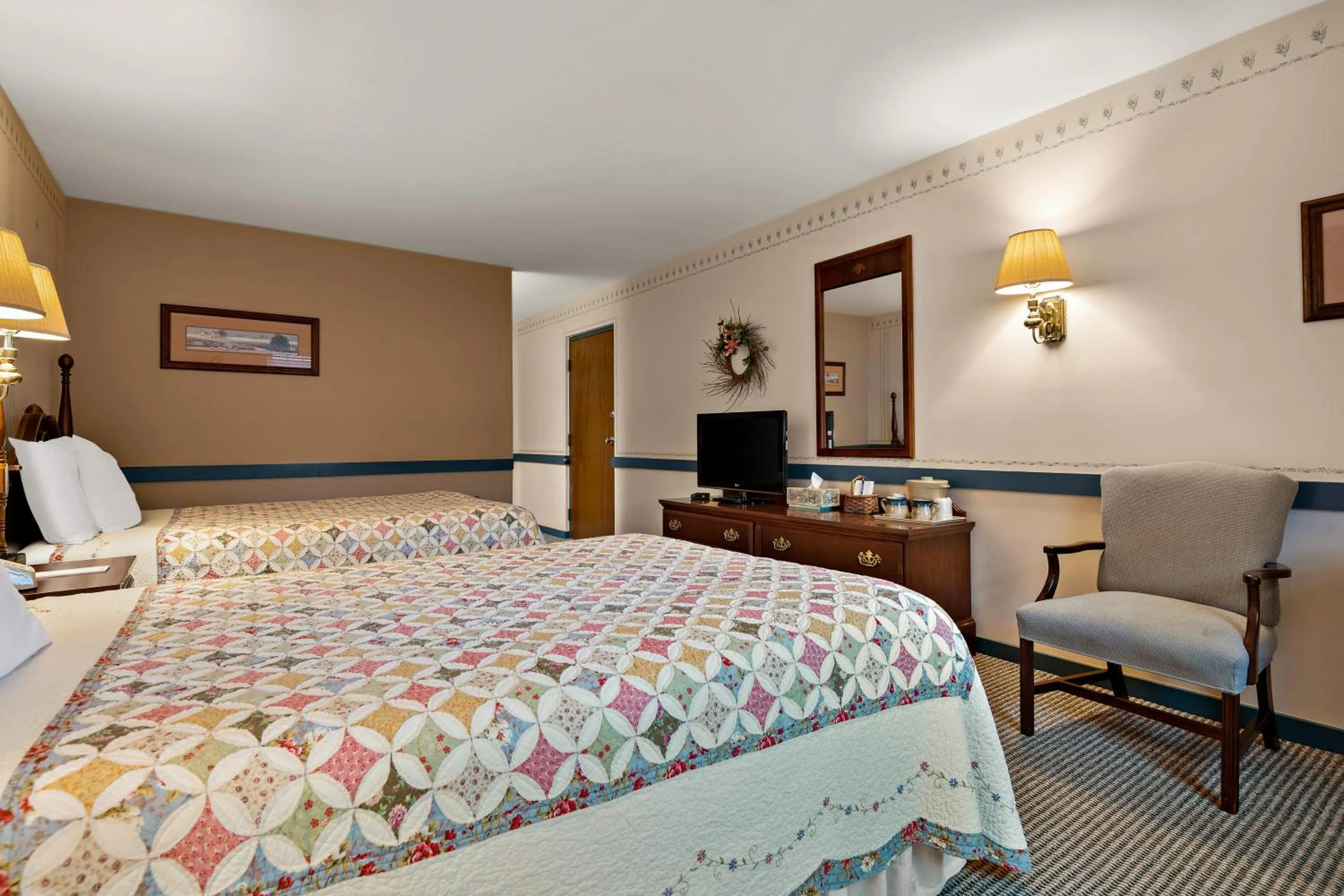 Bed in Country Living Inn