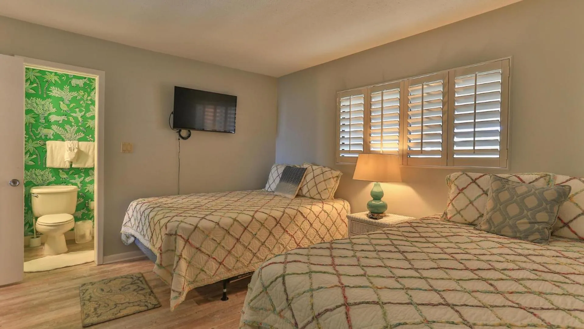 Bed in Aegean 210 - Updated 2 Bedroom 2 Bath at the Aegean