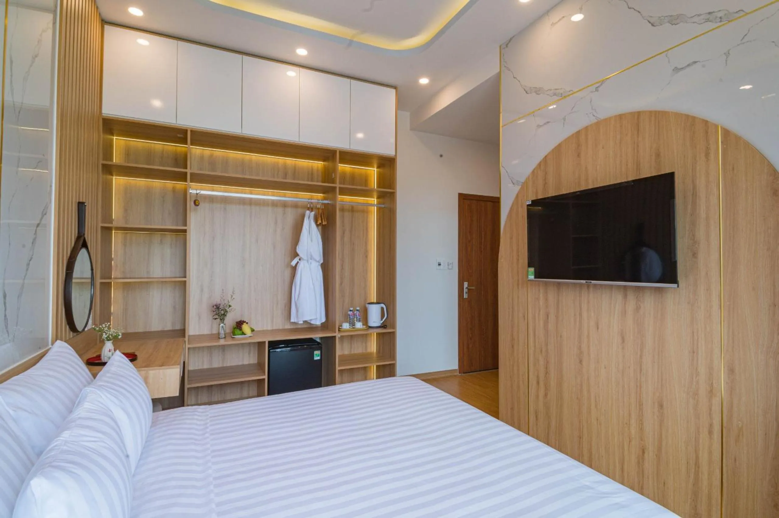 Bed in Mint Hoi An Villa