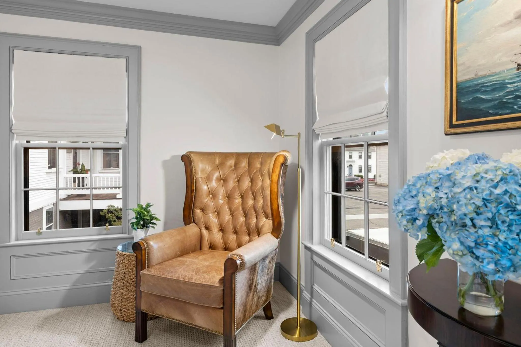 Seating area in The Davenport Inn