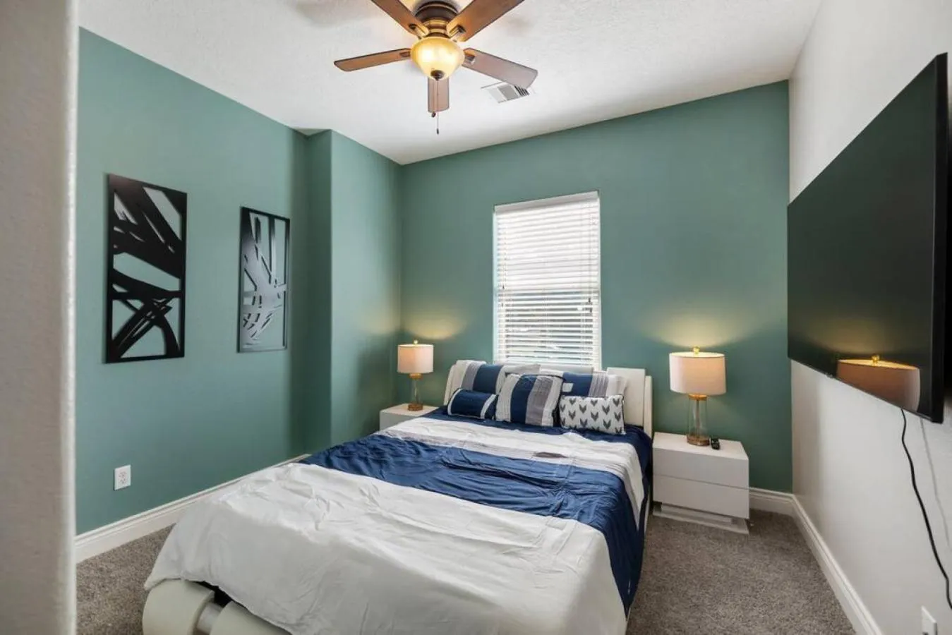 Bedroom, Bed in Modern 6 Bedroom with Tons of Games