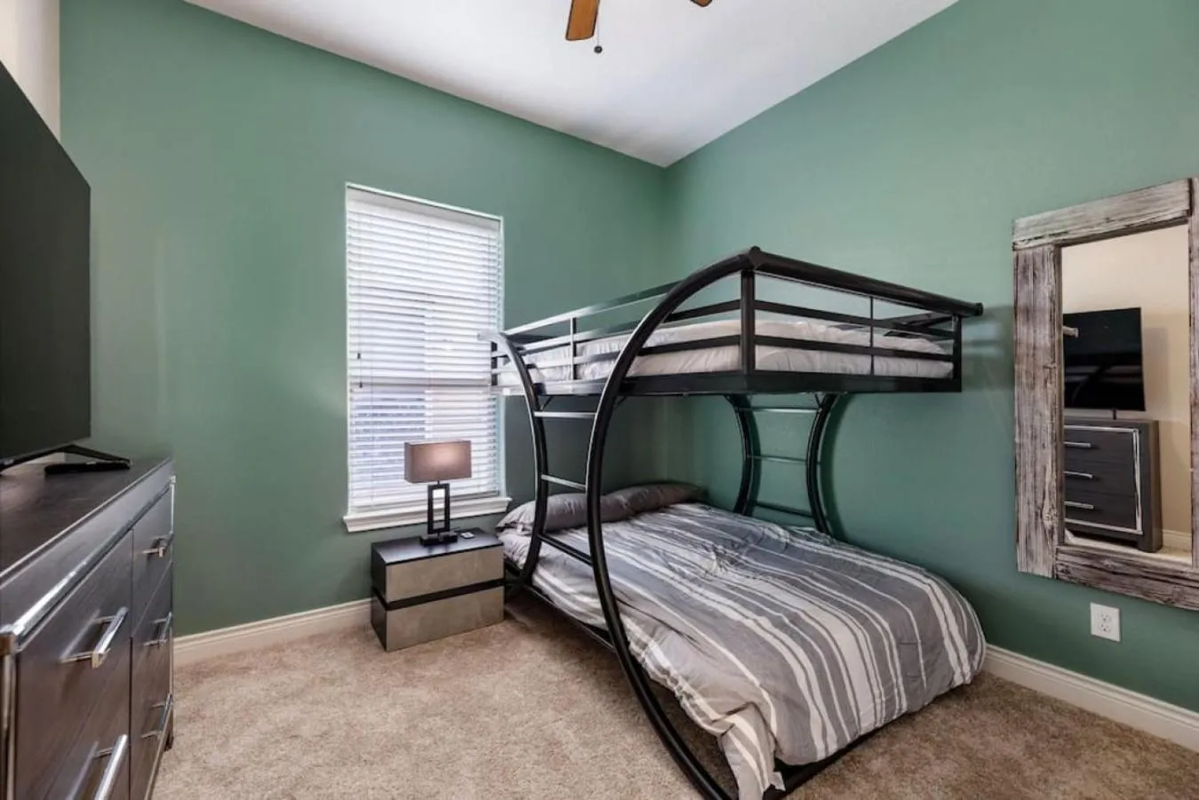 Bedroom, Bed in Stylish 3 Bedroom With Tons of Games and 85 Inch TV