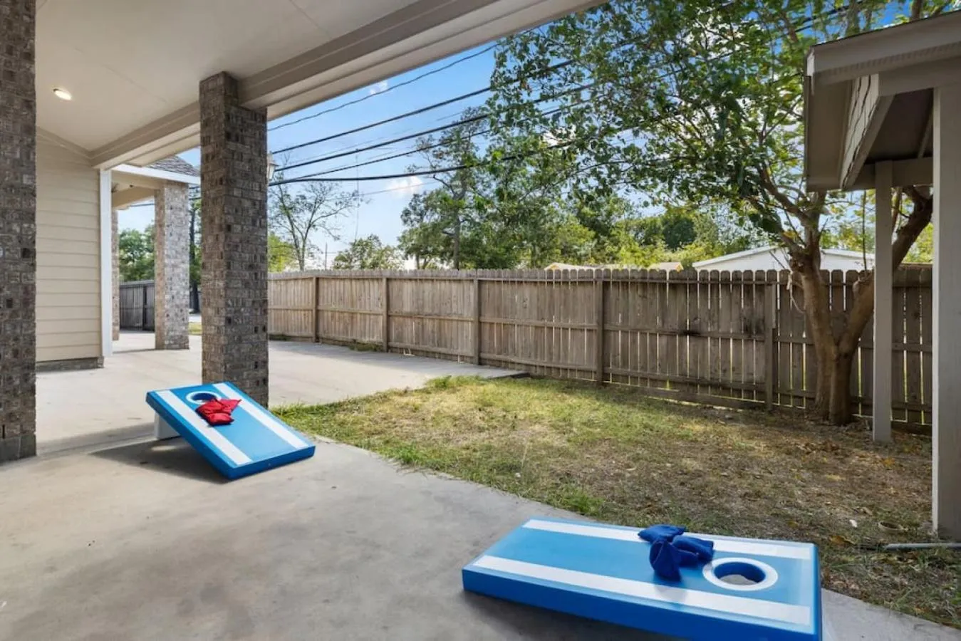 Patio in Modern 3 Bedroom with 85 Inch TV