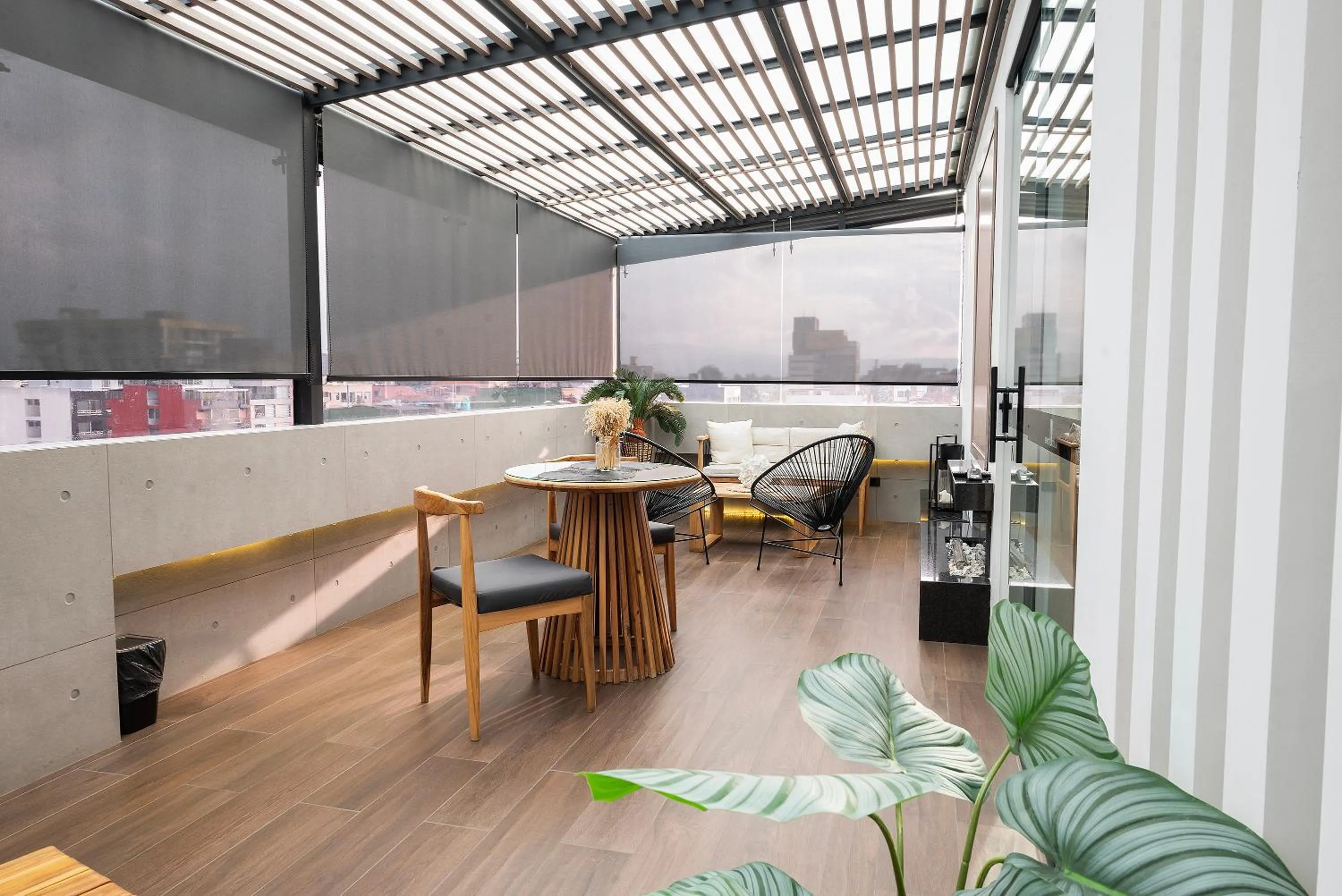 Balcony/Terrace in Hotel Black Tower Premium