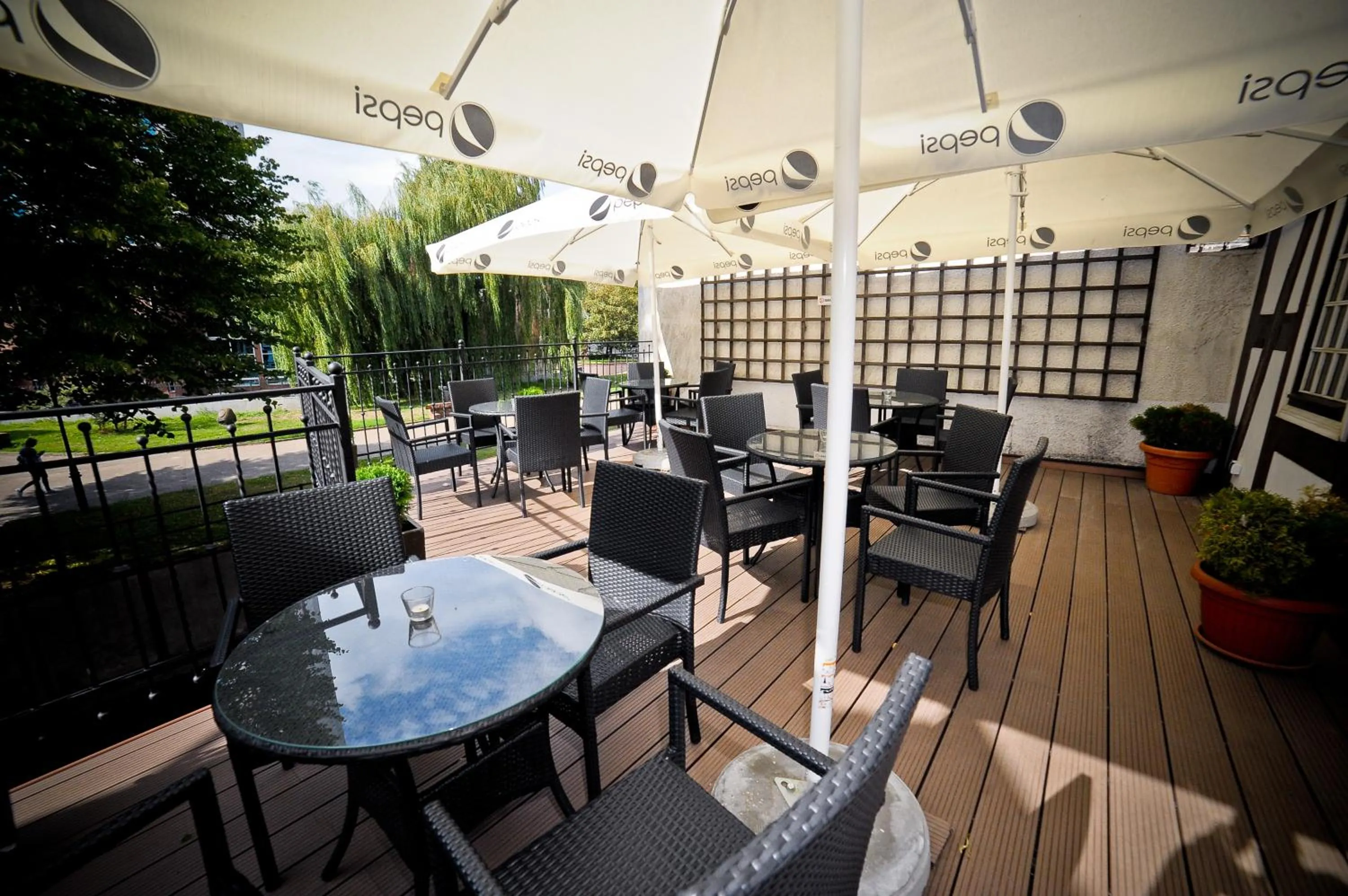 Patio in World Hostel - Old Town