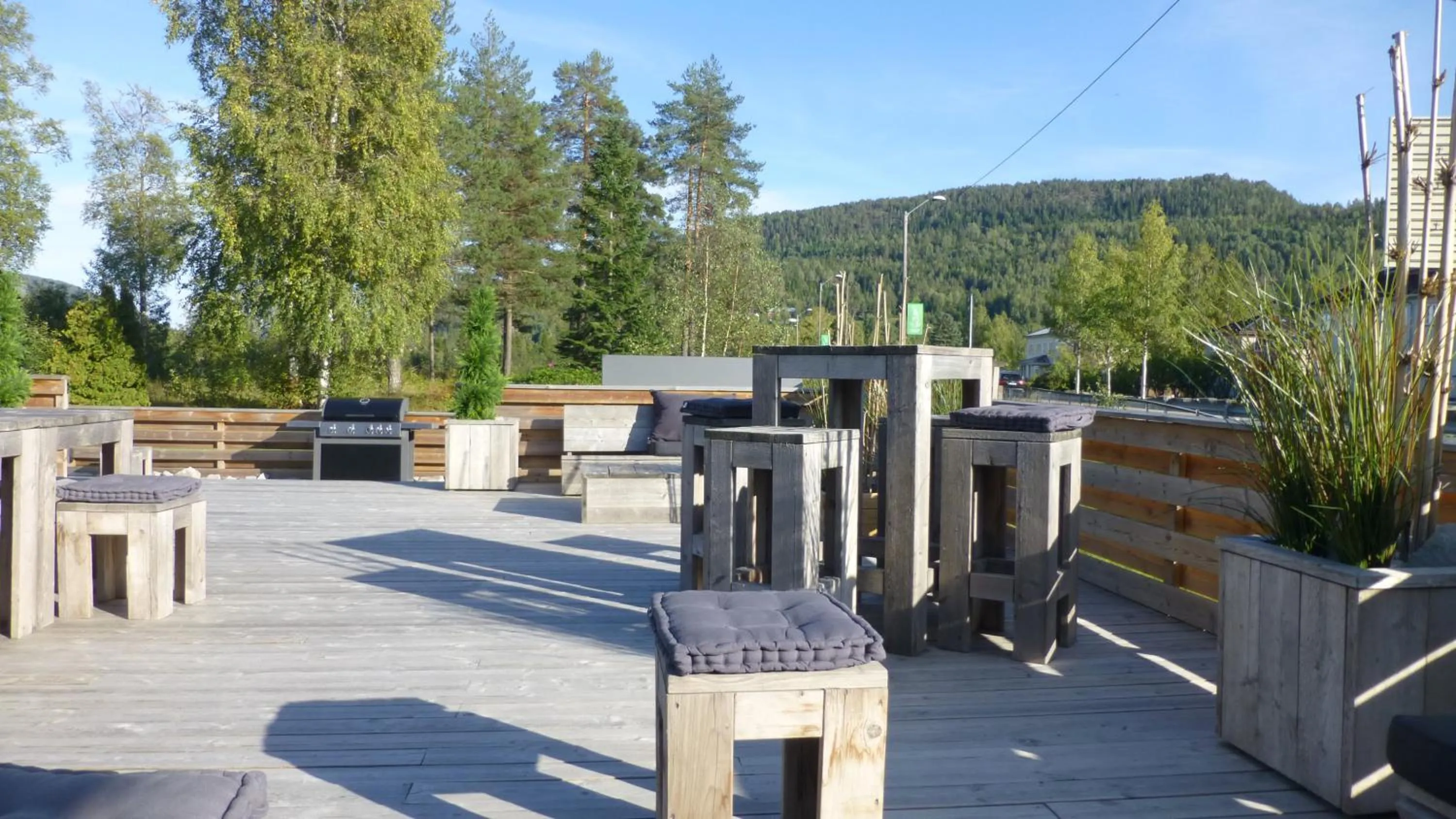 Balcony/Terrace in Løvheim Gjestehus