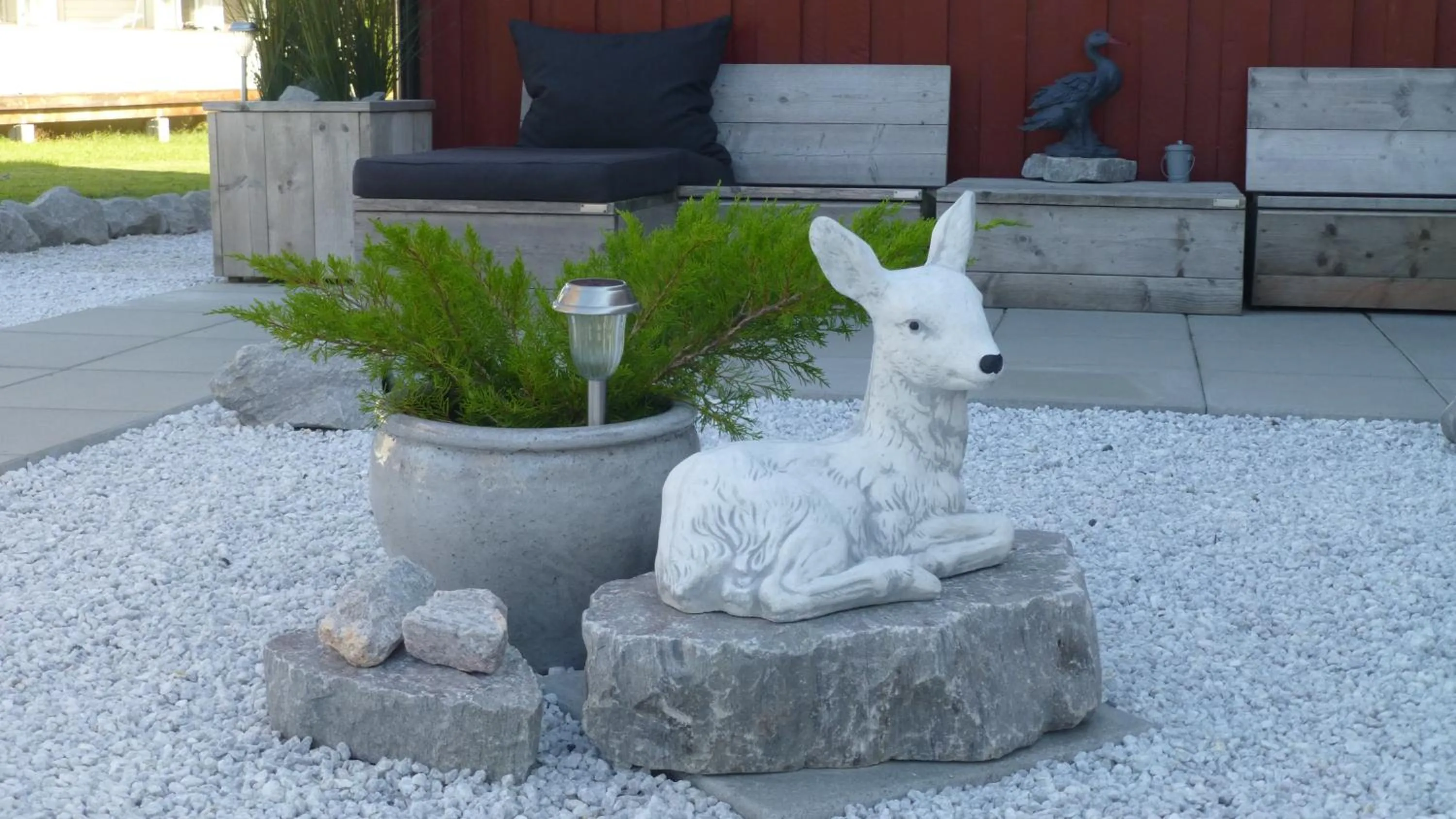 Garden in Løvheim Gjestehus