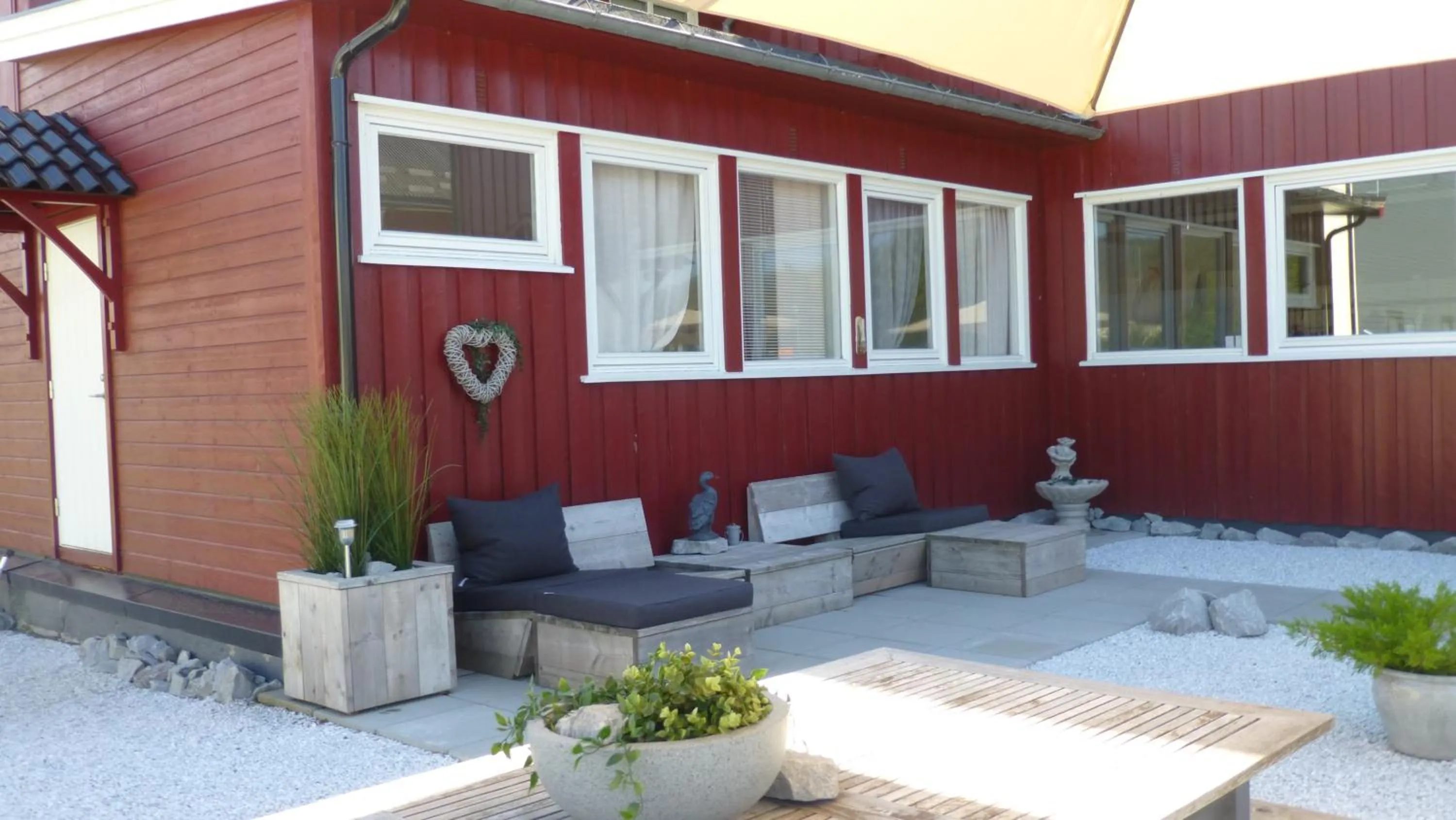 Garden in Løvheim Gjestehus