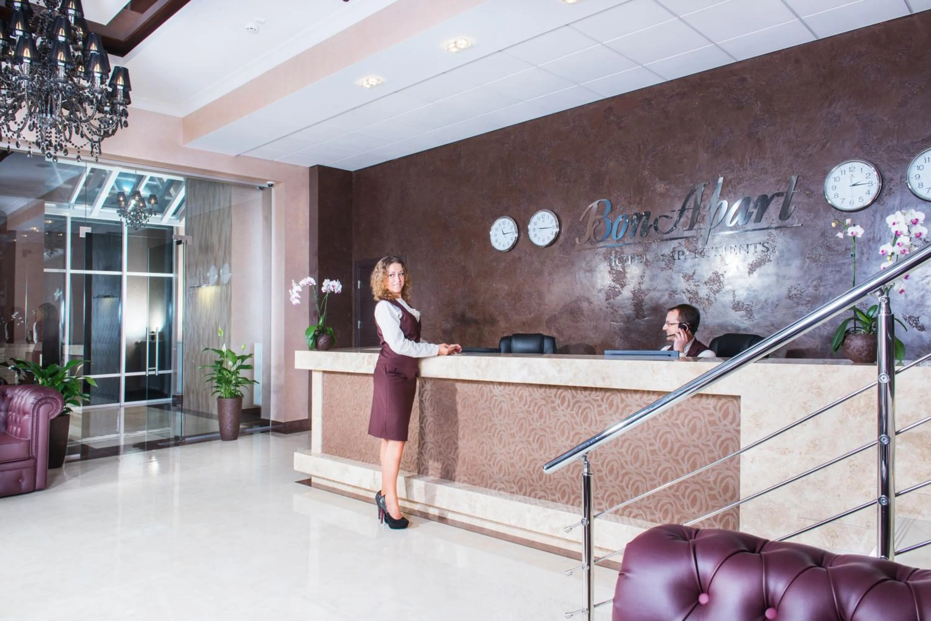 Lobby or reception in BonApart Hotel by UHM