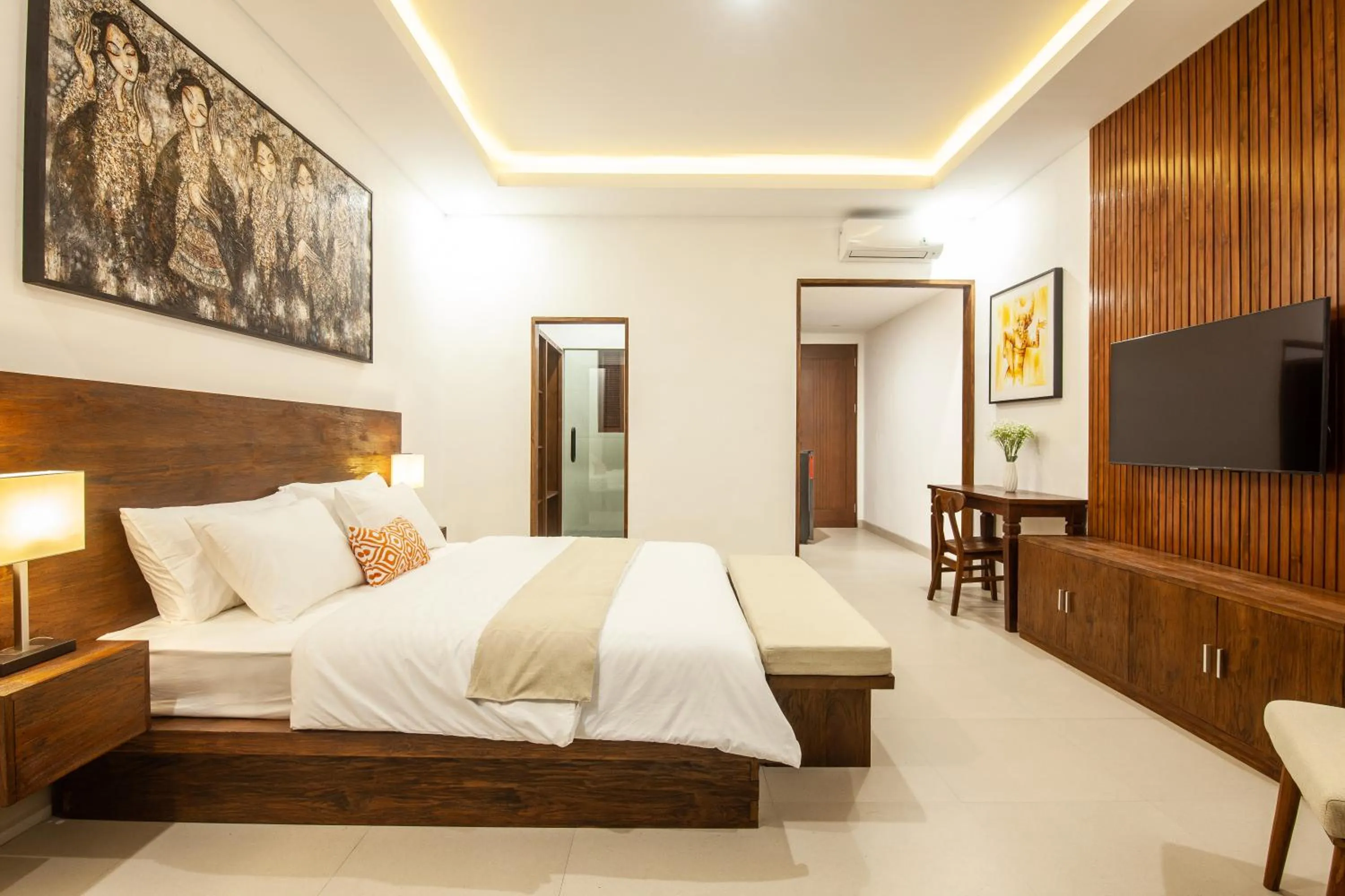 Bedroom, Bed in Griya Shanti Suites