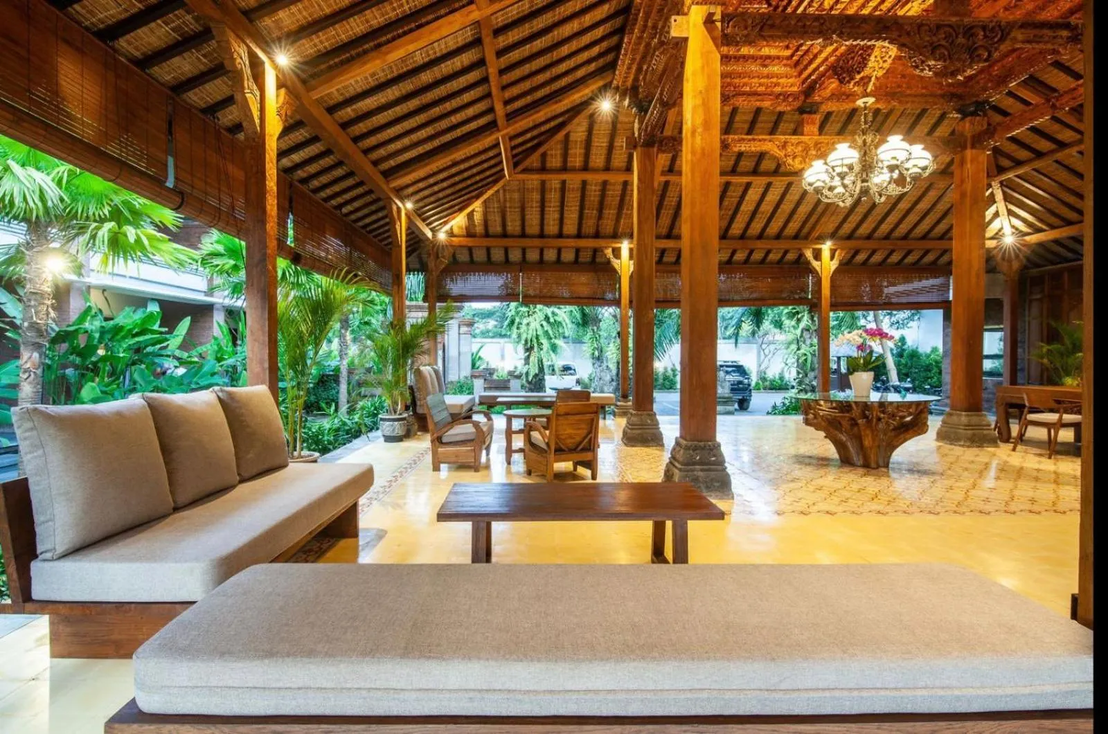 Living room in Griya Shanti Suites