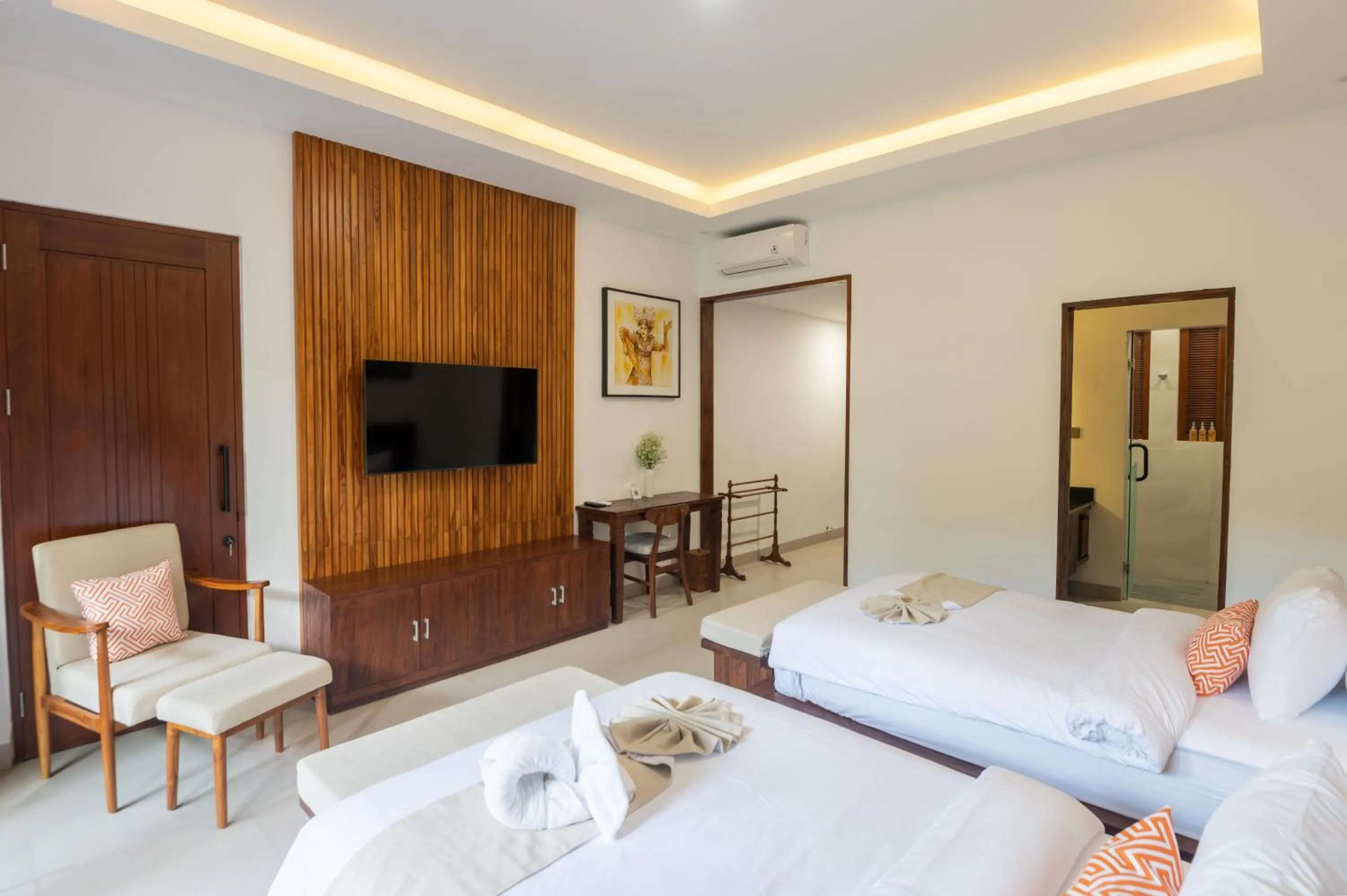 Bed in Griya Shanti Suites
