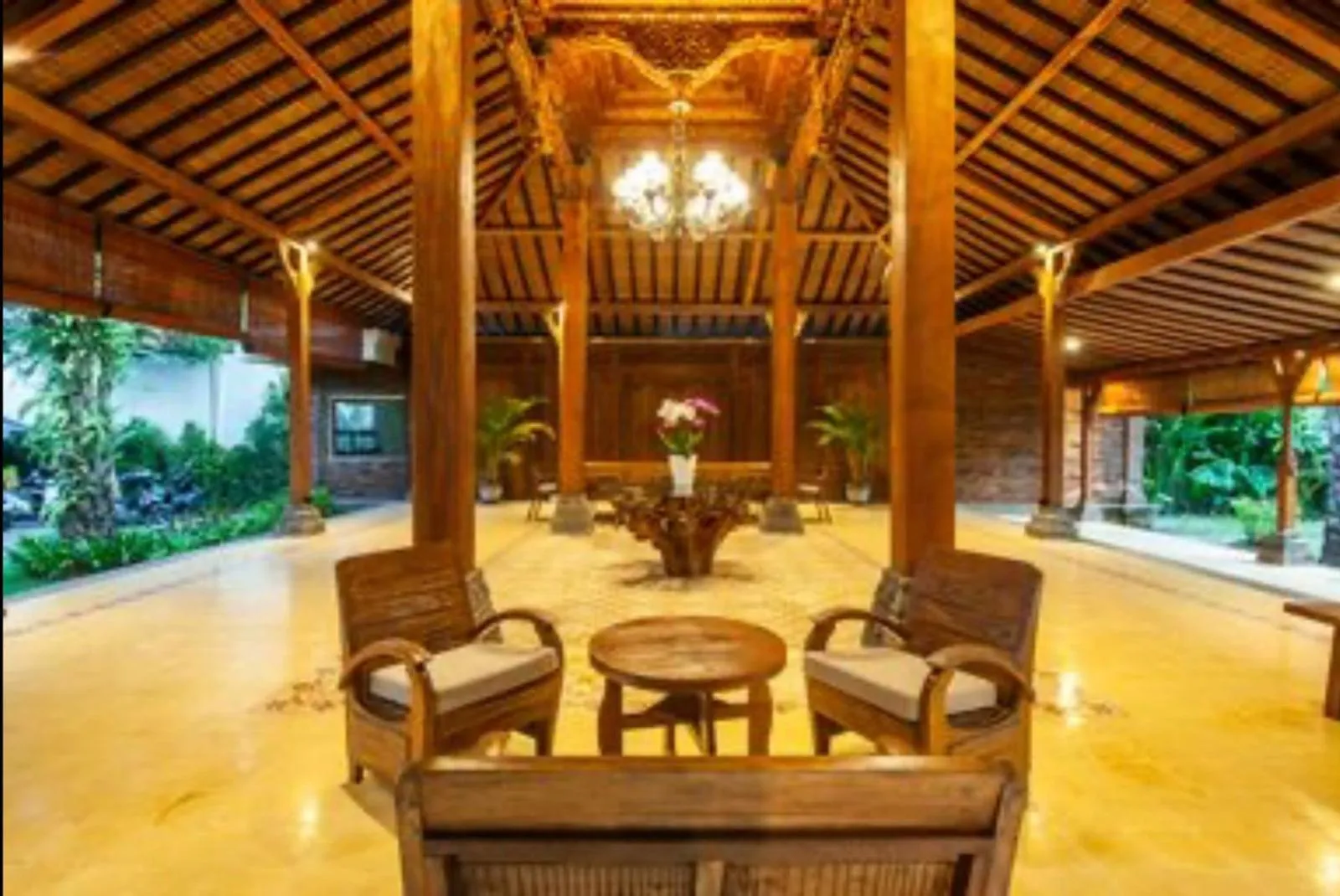 Living room in Griya Shanti Suites