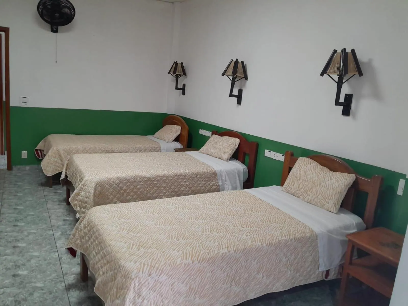 Bed in Hostal Limoncocha