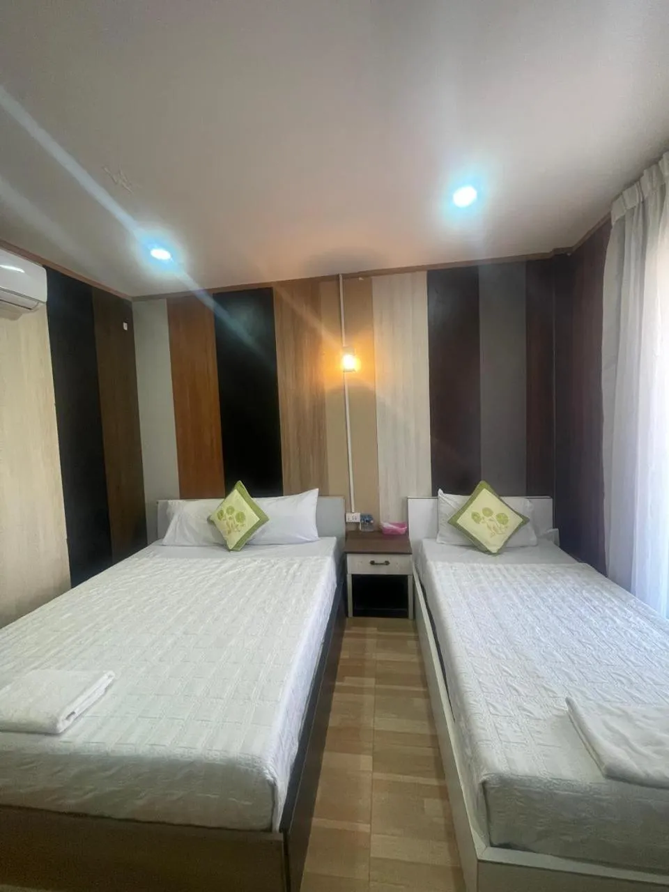 Bed in Vientiane Star Hotel