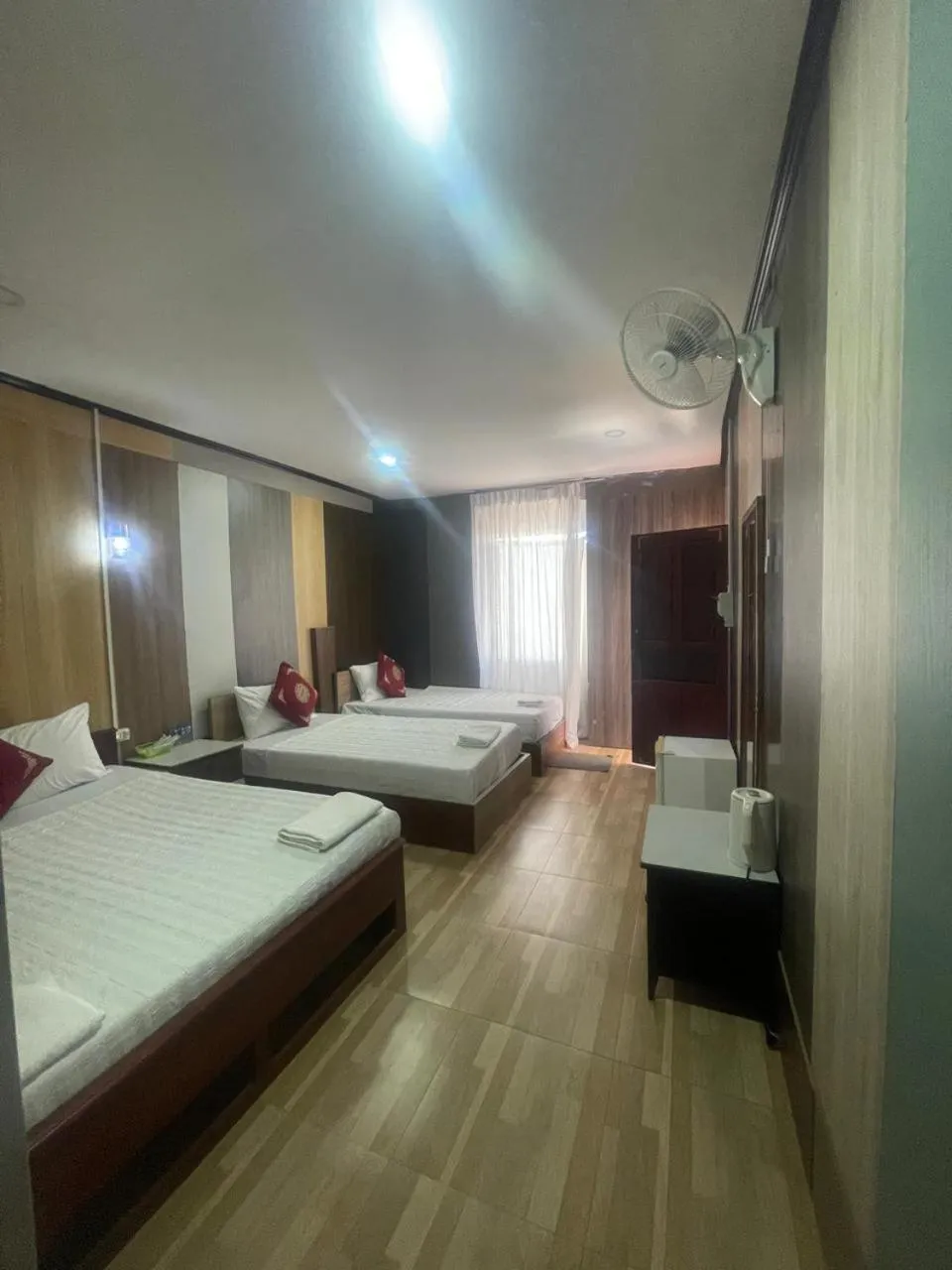 Bed in Vientiane Star Hotel