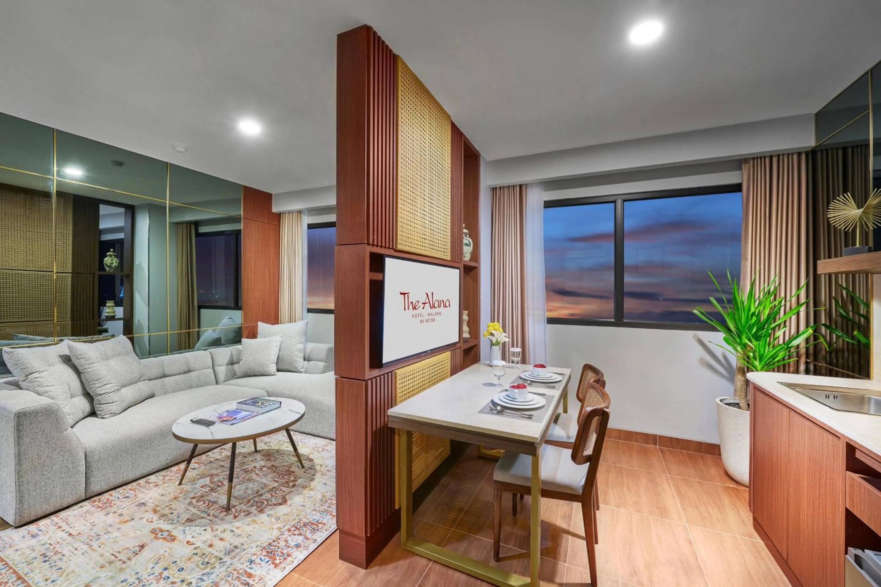 Dining area in The Alana Hotel Malang