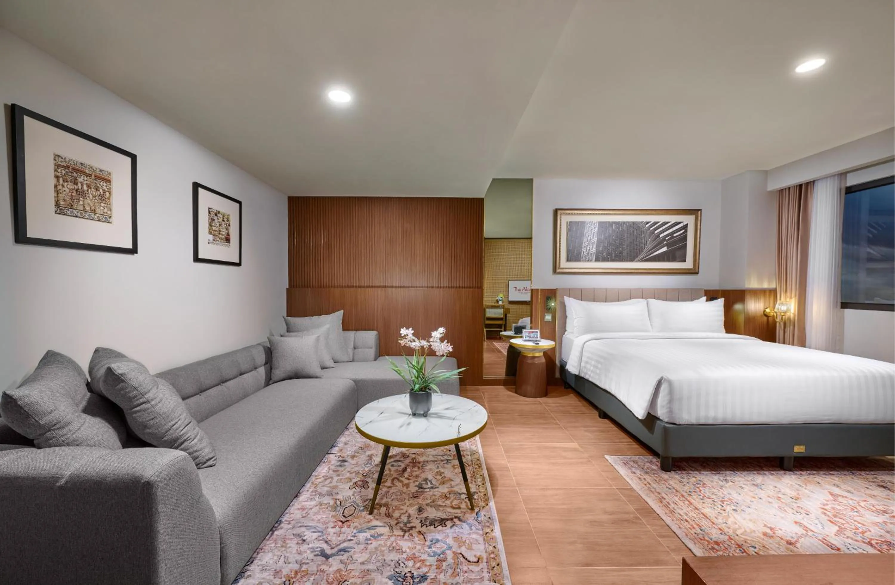 Living room, Bed in The Alana Hotel Malang