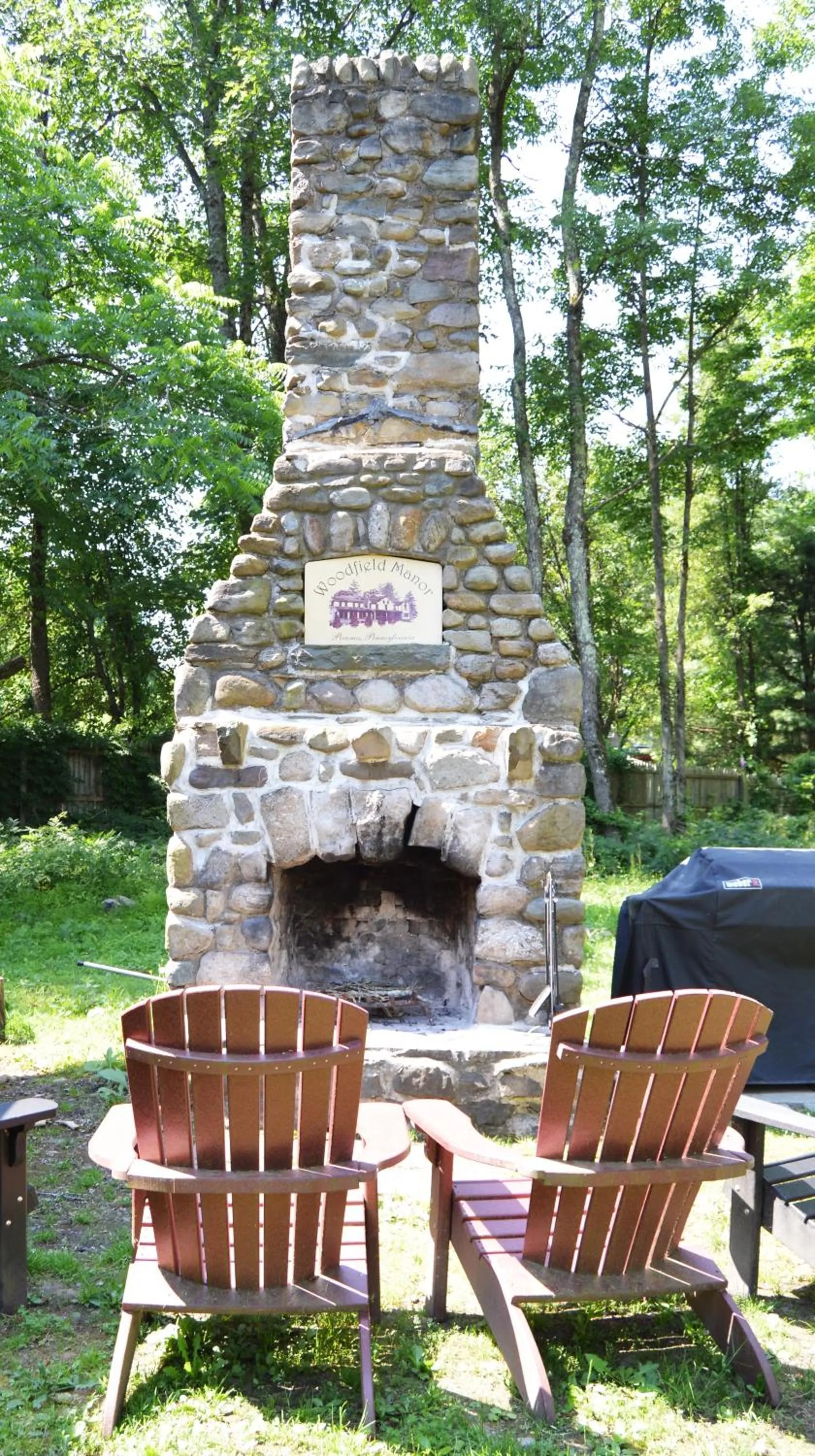 fireplace in Woodfield Manor - A Sundance Vacations Property