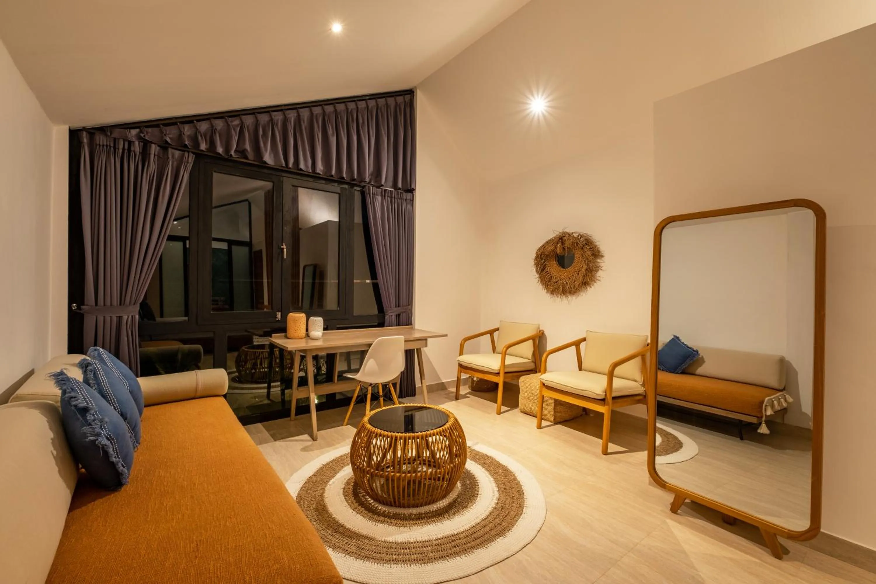 Seating area in Villa Isola Gallinara