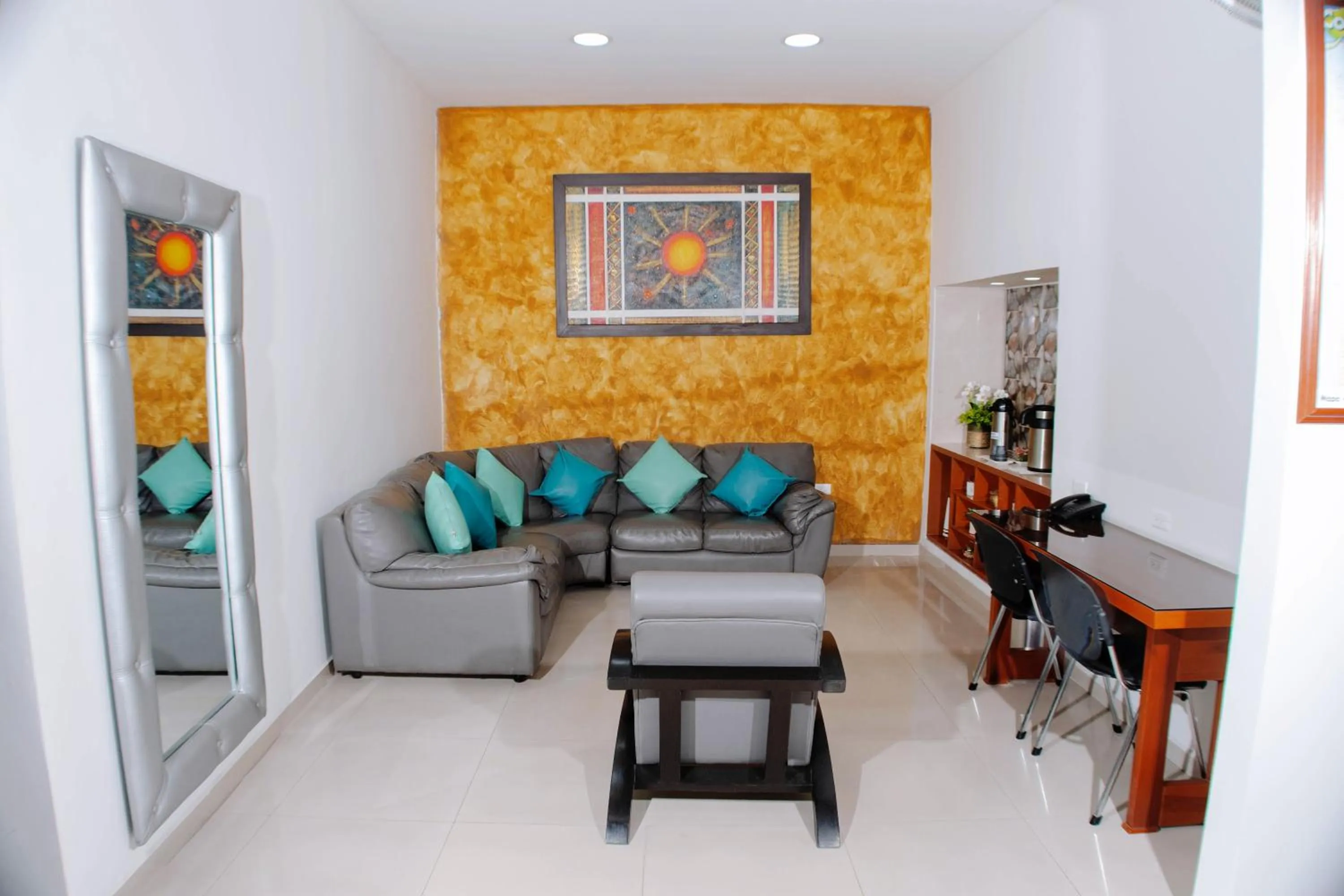 Living room in Hotel B`Quin Plaza Cúcuta