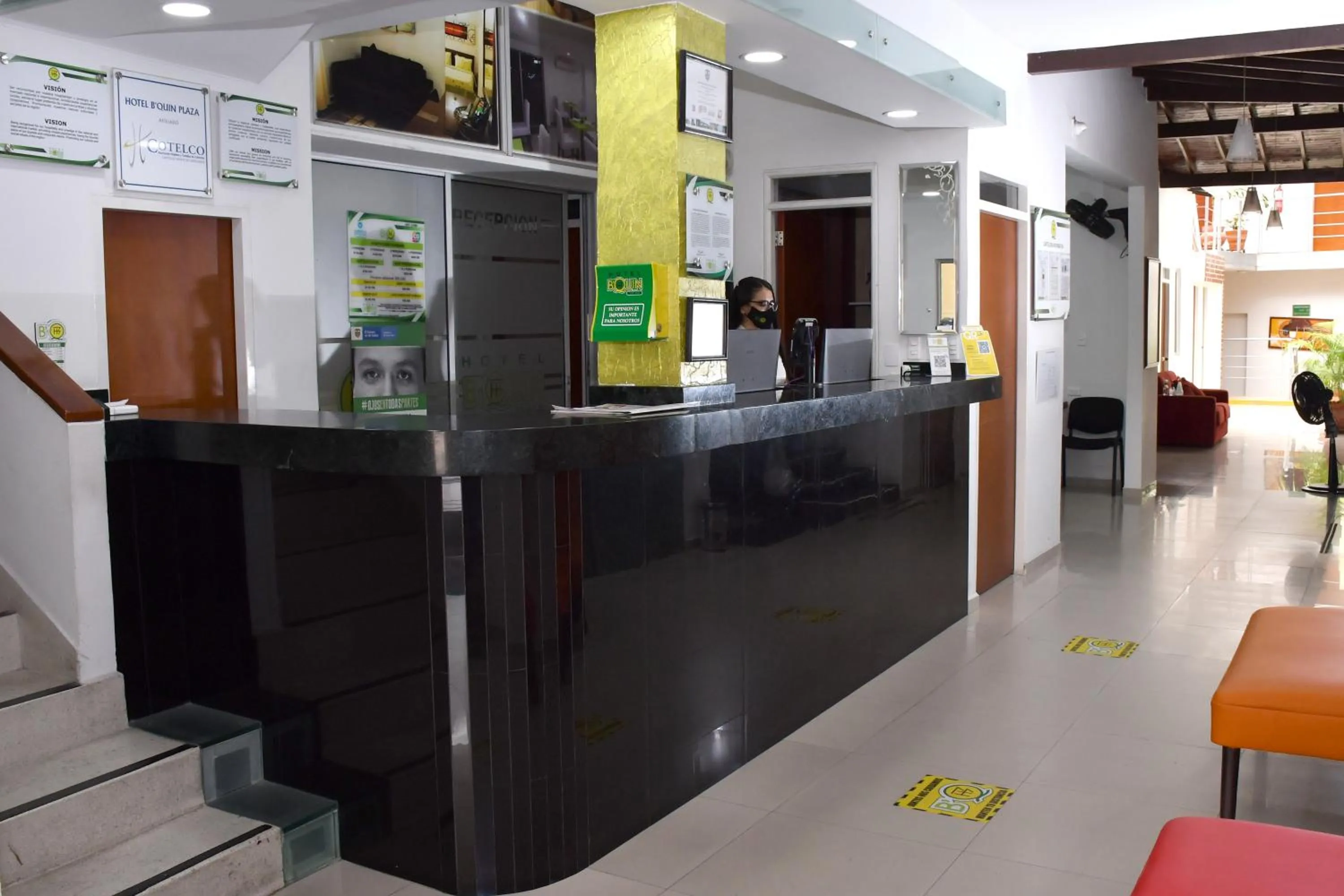 Lobby or reception in Hotel B`Quin Plaza Cúcuta
