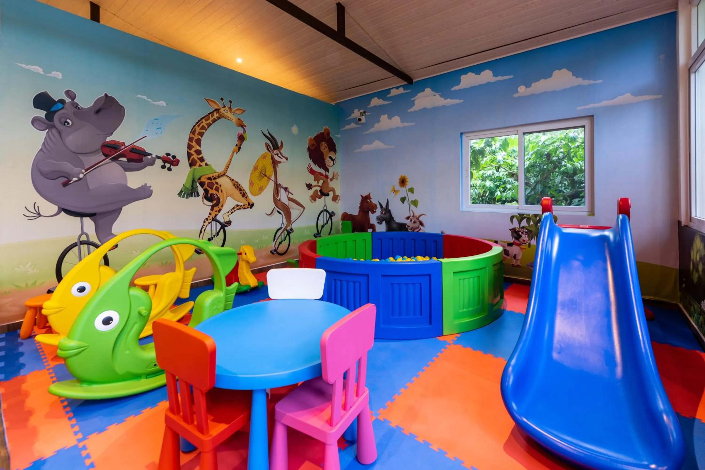 Kids's club in Shanthi Kunnj Riverside Exotica Chikmagalur