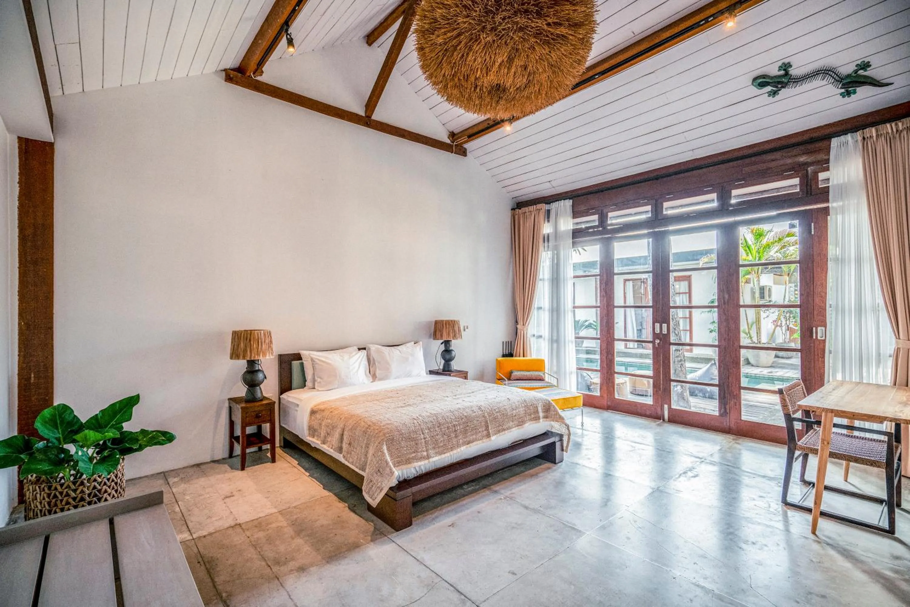 Bedroom, Bed in Batu Belig Living by CPM Bali