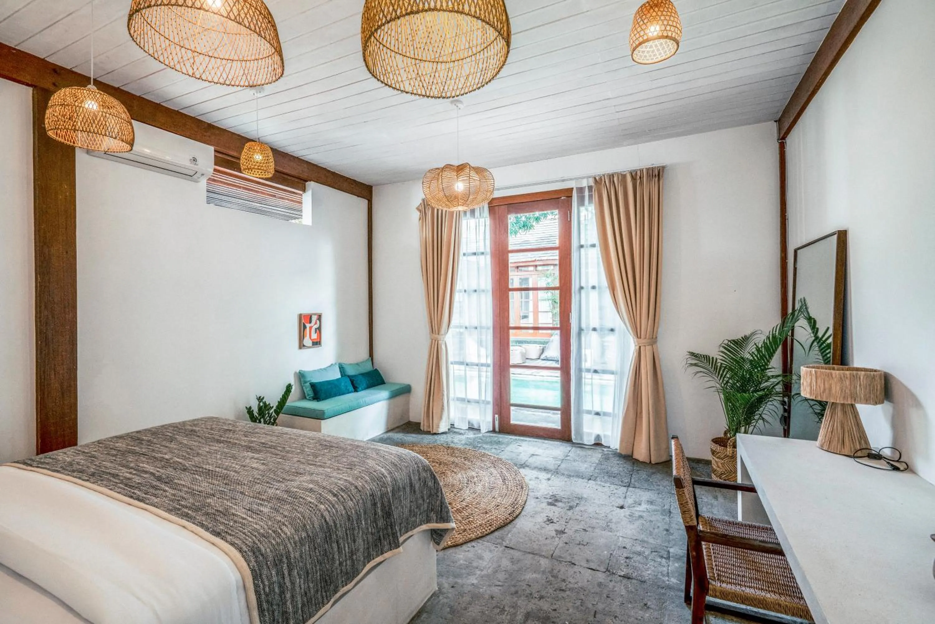 Bedroom, Bed in Batu Belig Living by CPM Bali