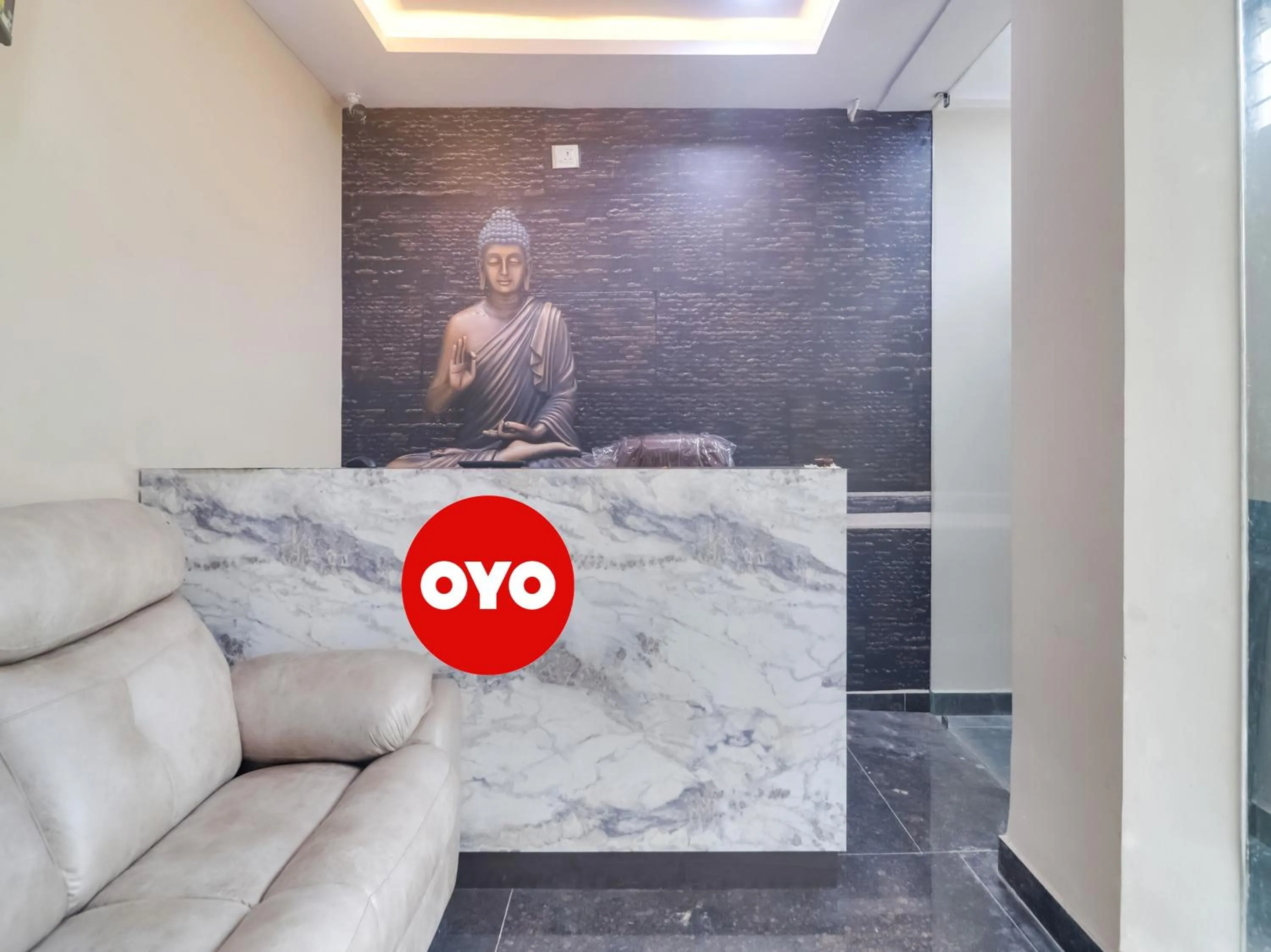 Lobby or reception in Super Hotel O RED STONE