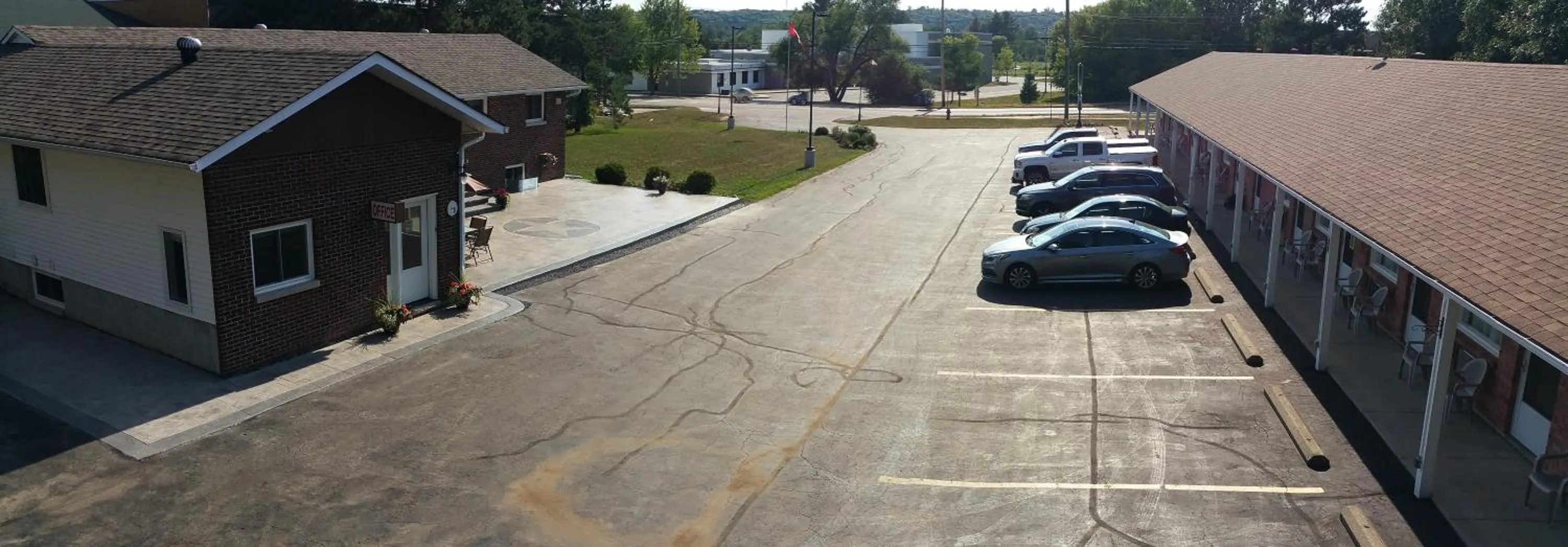 Bird's eye view in Wellington Inn