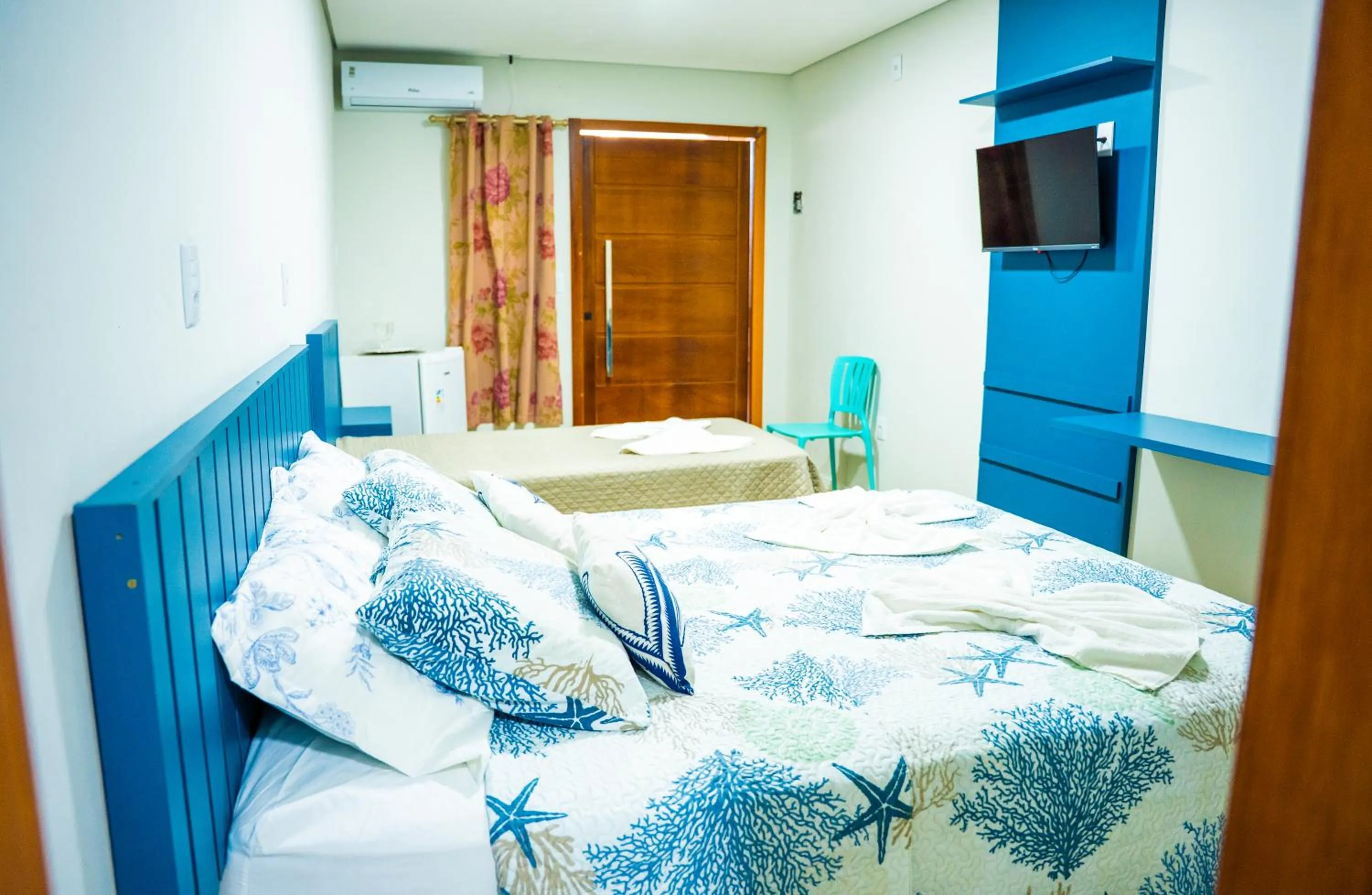 Bed in Pousada Paraíso Tropical