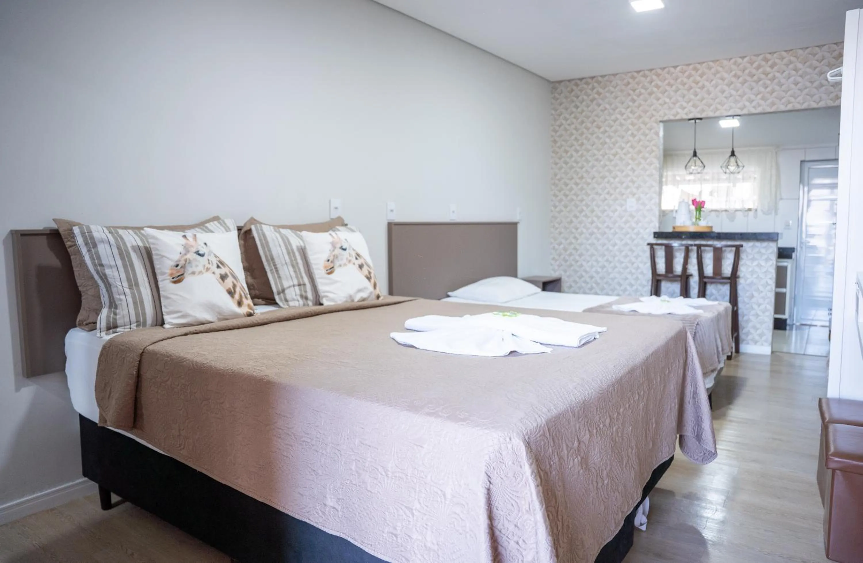 Bed in Pousada Paraíso Tropical