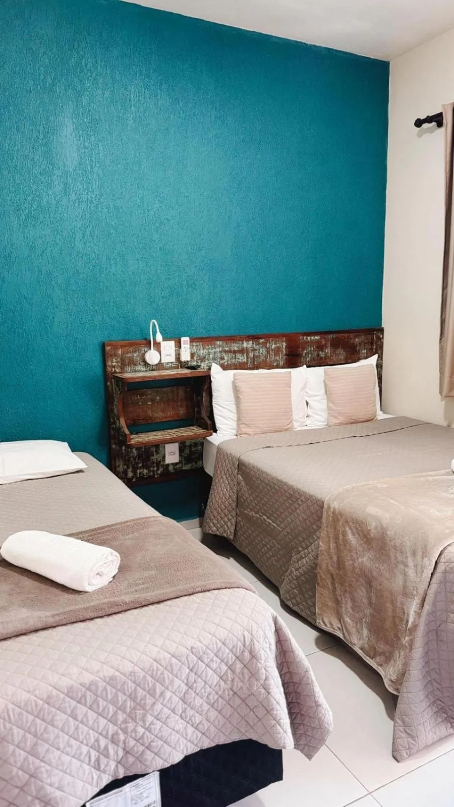 Bed in Pousada Paraíso Tropical