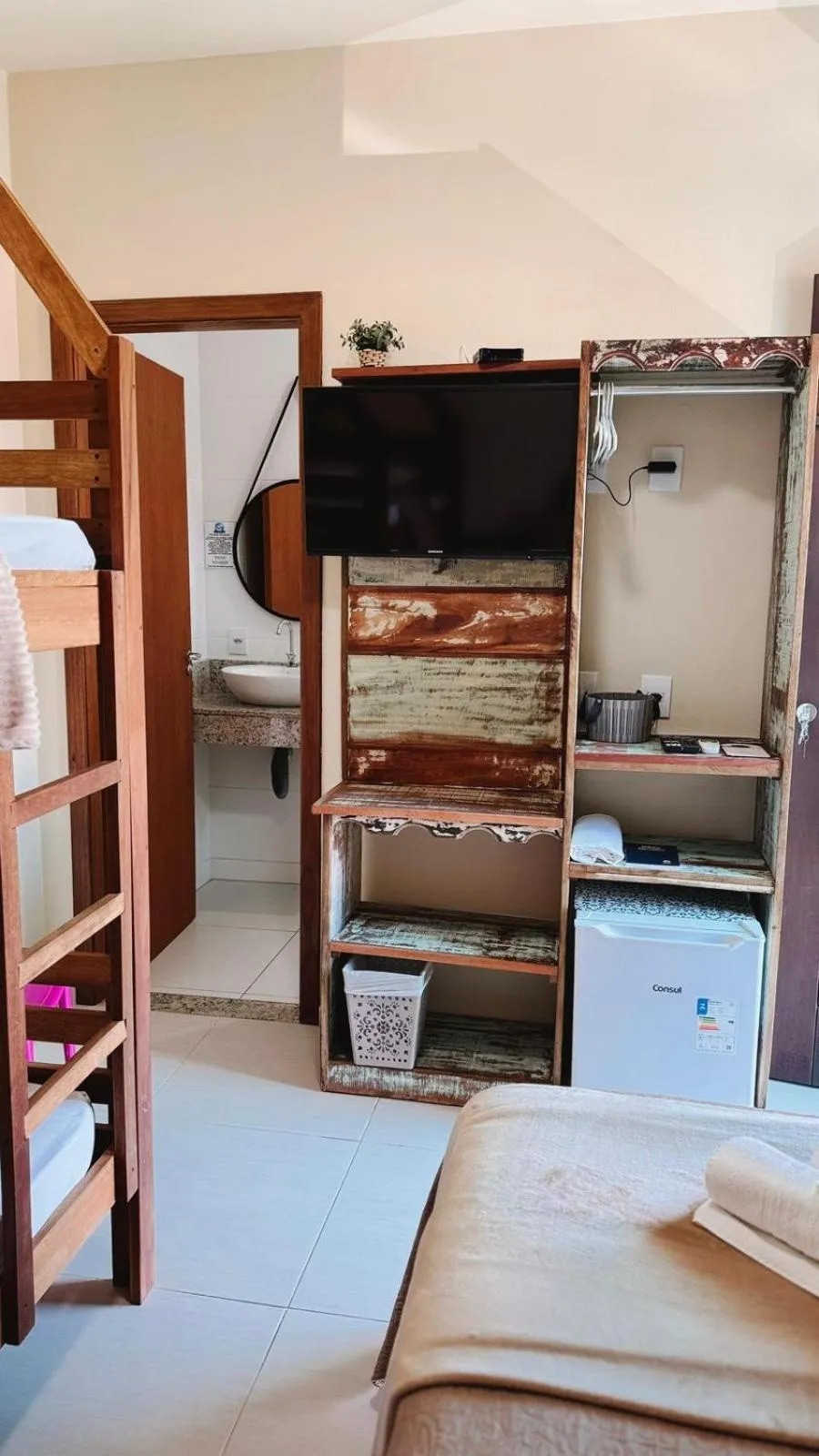 Bed in Pousada Paraíso Tropical