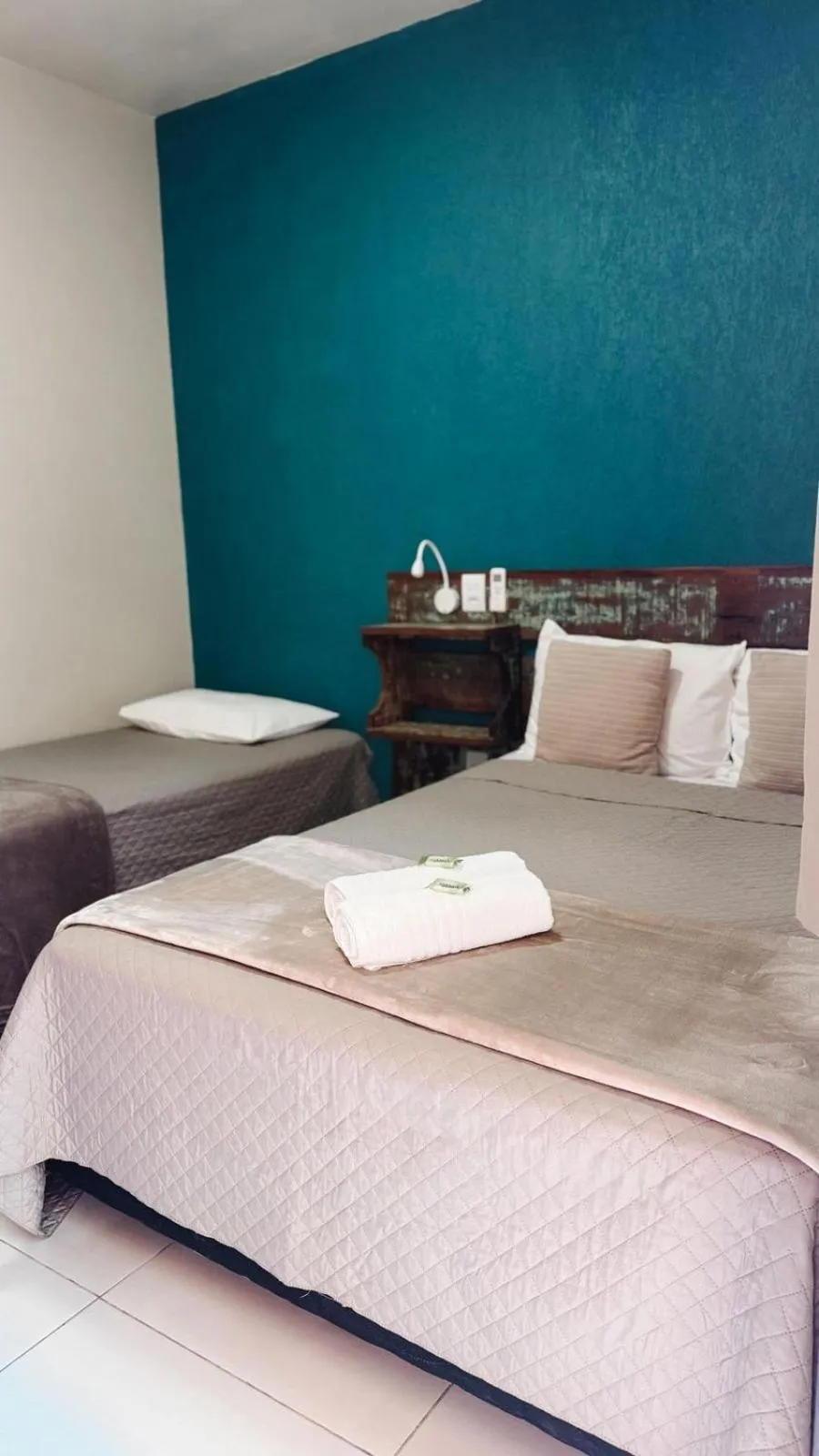 Bed in Pousada Paraíso Tropical