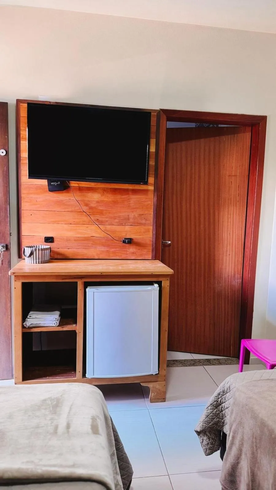 Bed in Pousada Paraíso Tropical