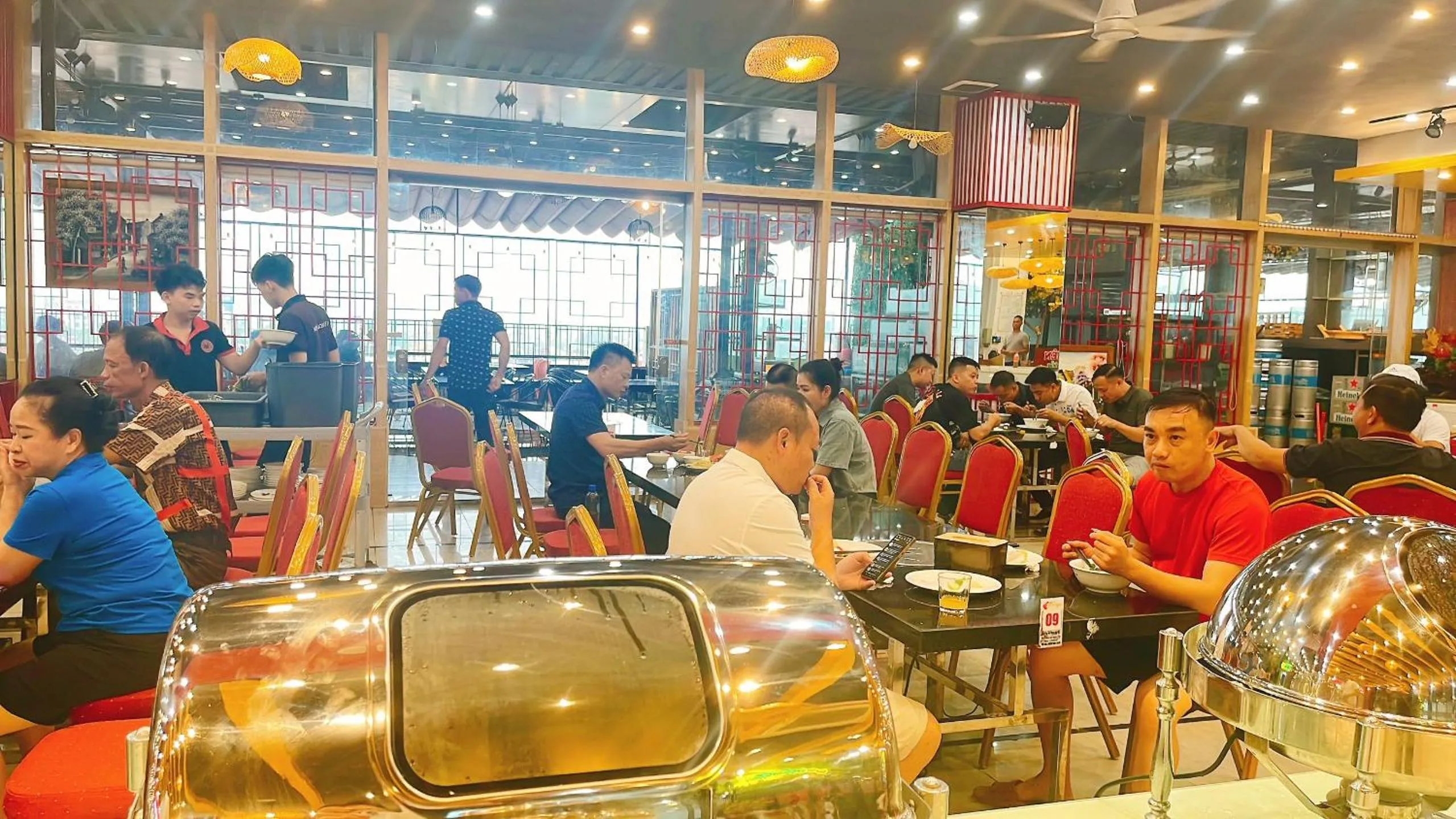 Dining area in Bình An Nhiên hotel