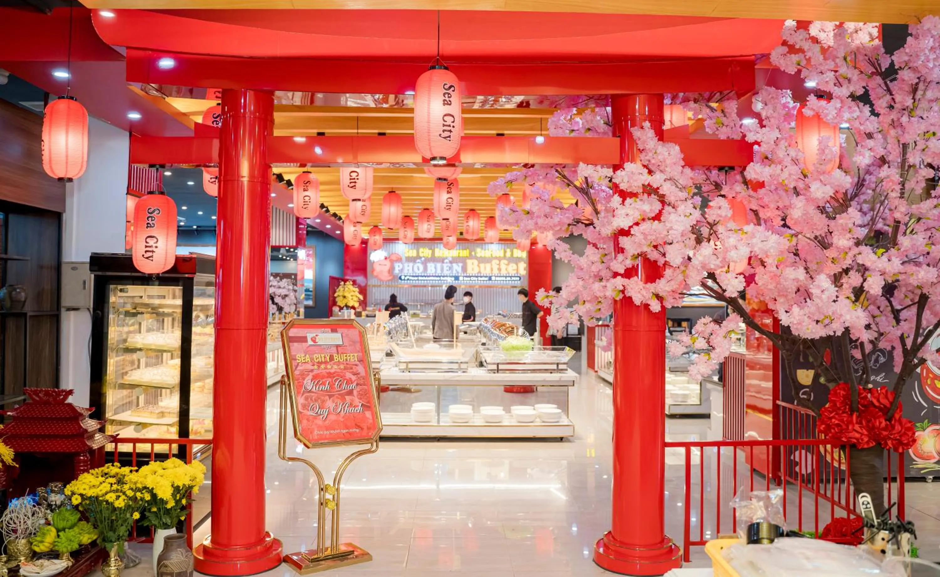 Dining area in Bình An Nhiên hotel