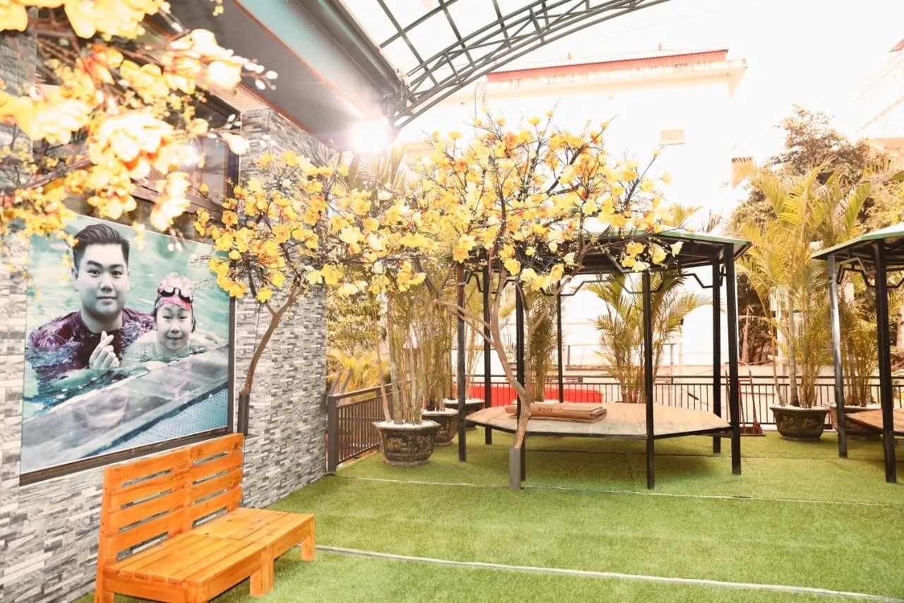 Swimming pool in Bình An Nhiên hotel