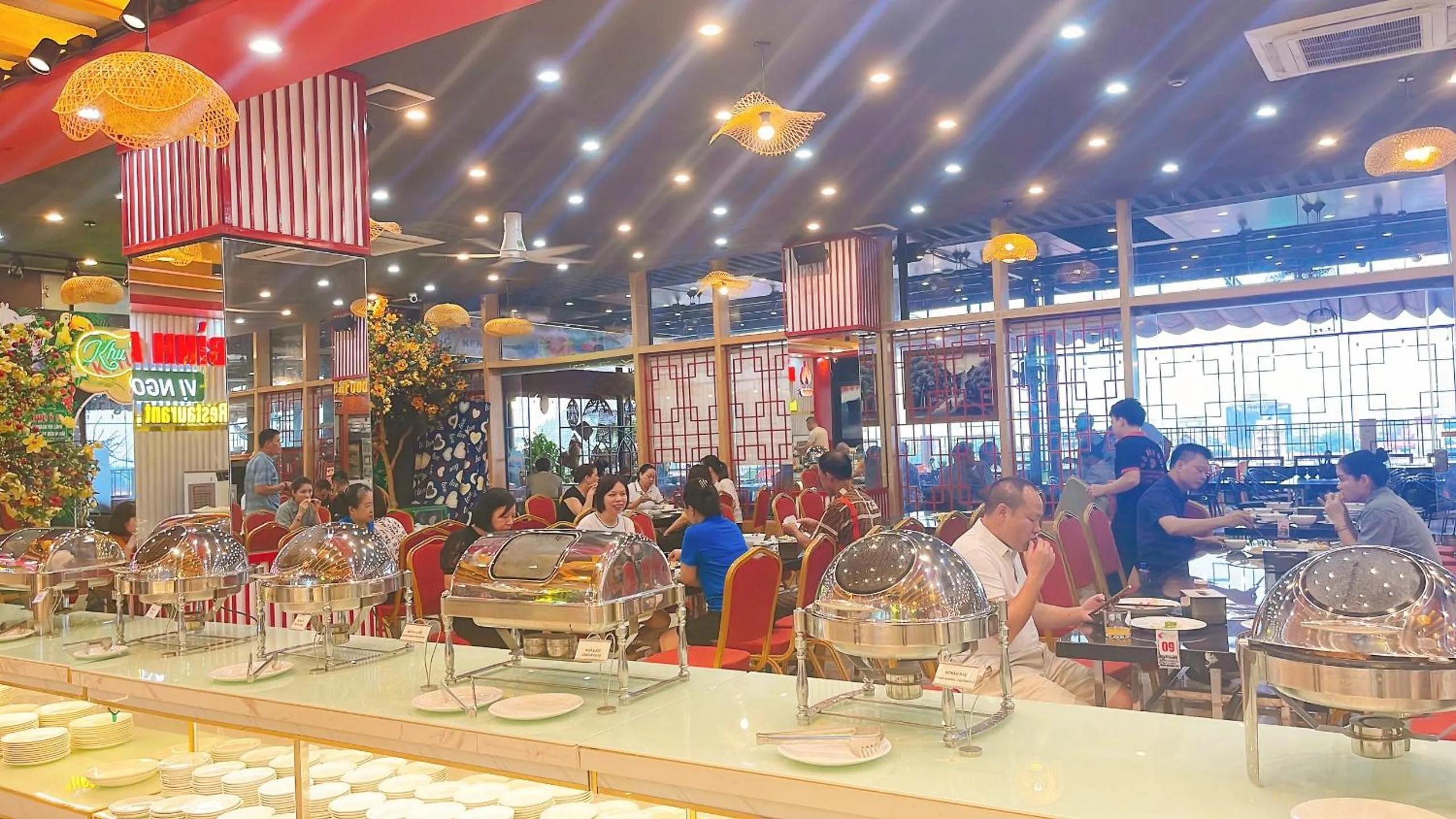 Dining area in Bình An Nhiên hotel