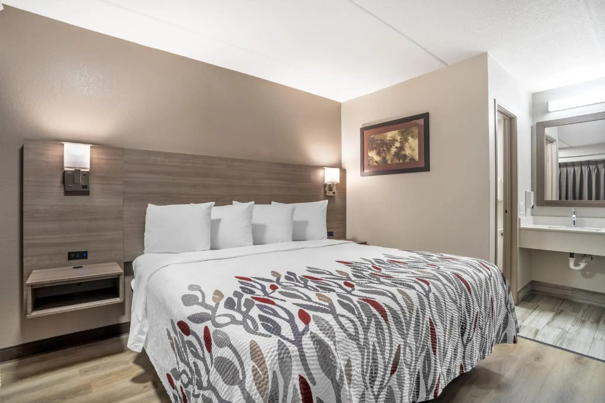 Standard King Room Non-Smoking in Red Roof Inn Greenville Standard King Room Non-Smoking in Red Roof Inn Greenville