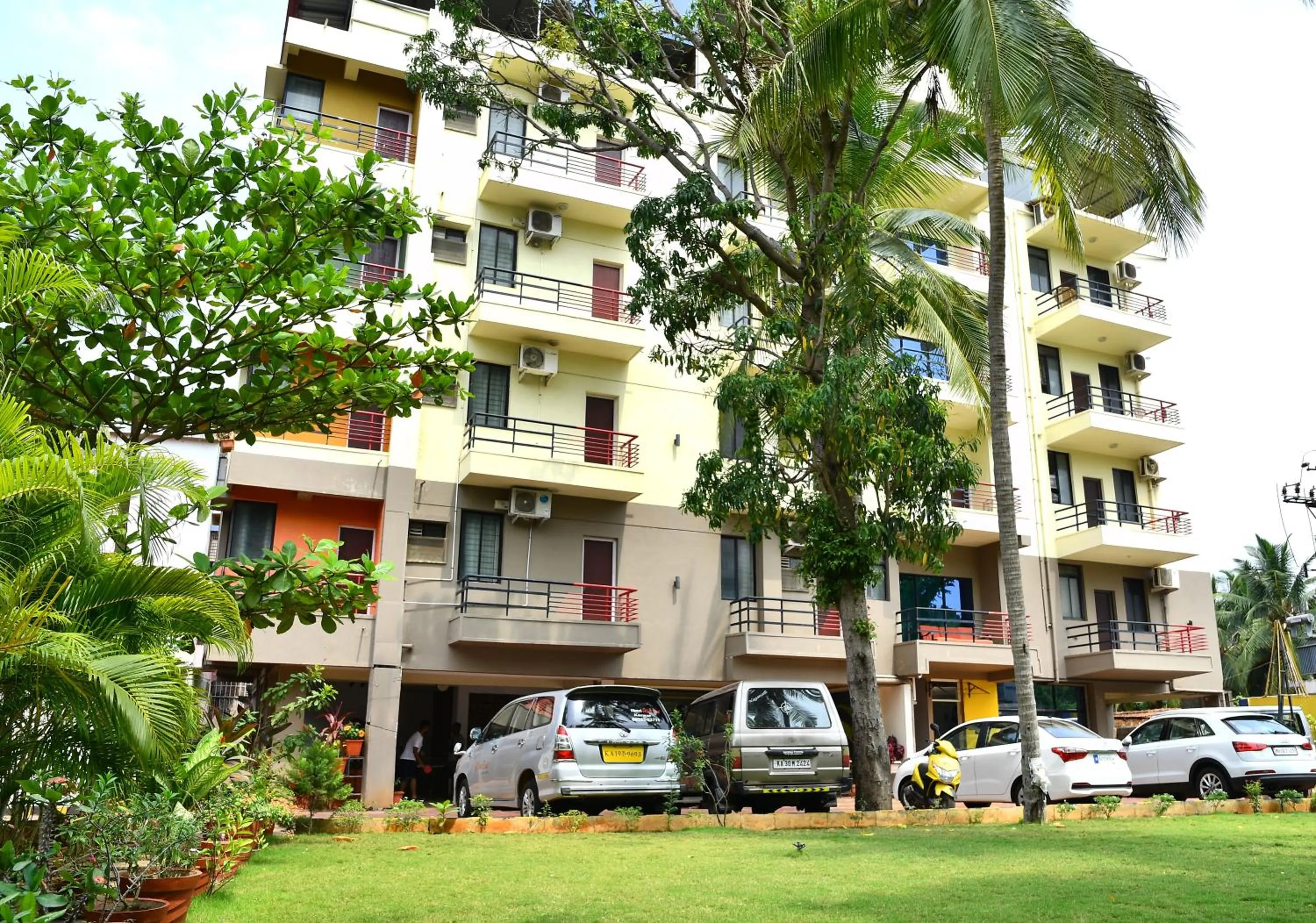 Garden view in Hotel West End
