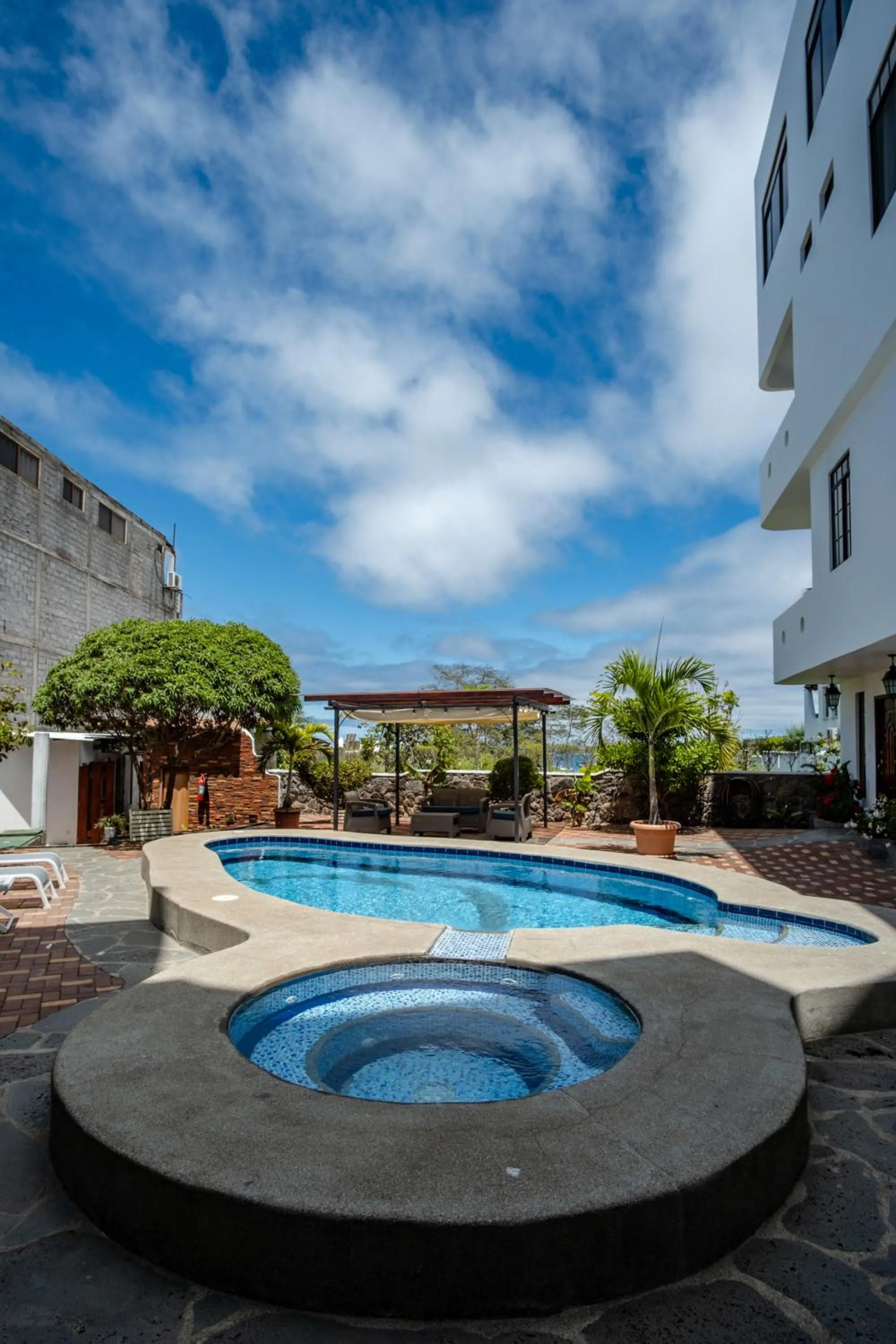 Pool view in Casa Opuntia