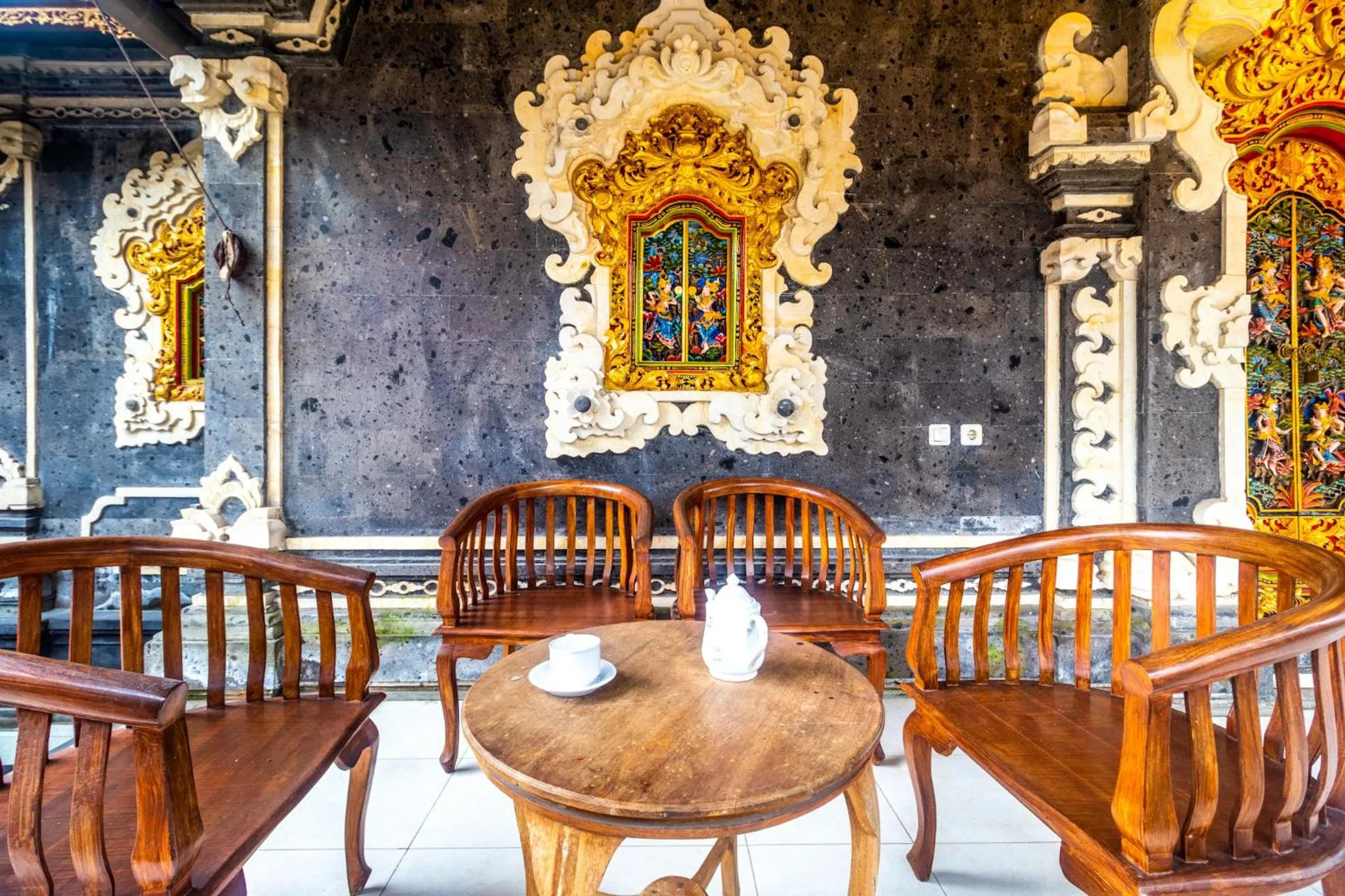 Patio in Alam Desa Homestay by AGATA