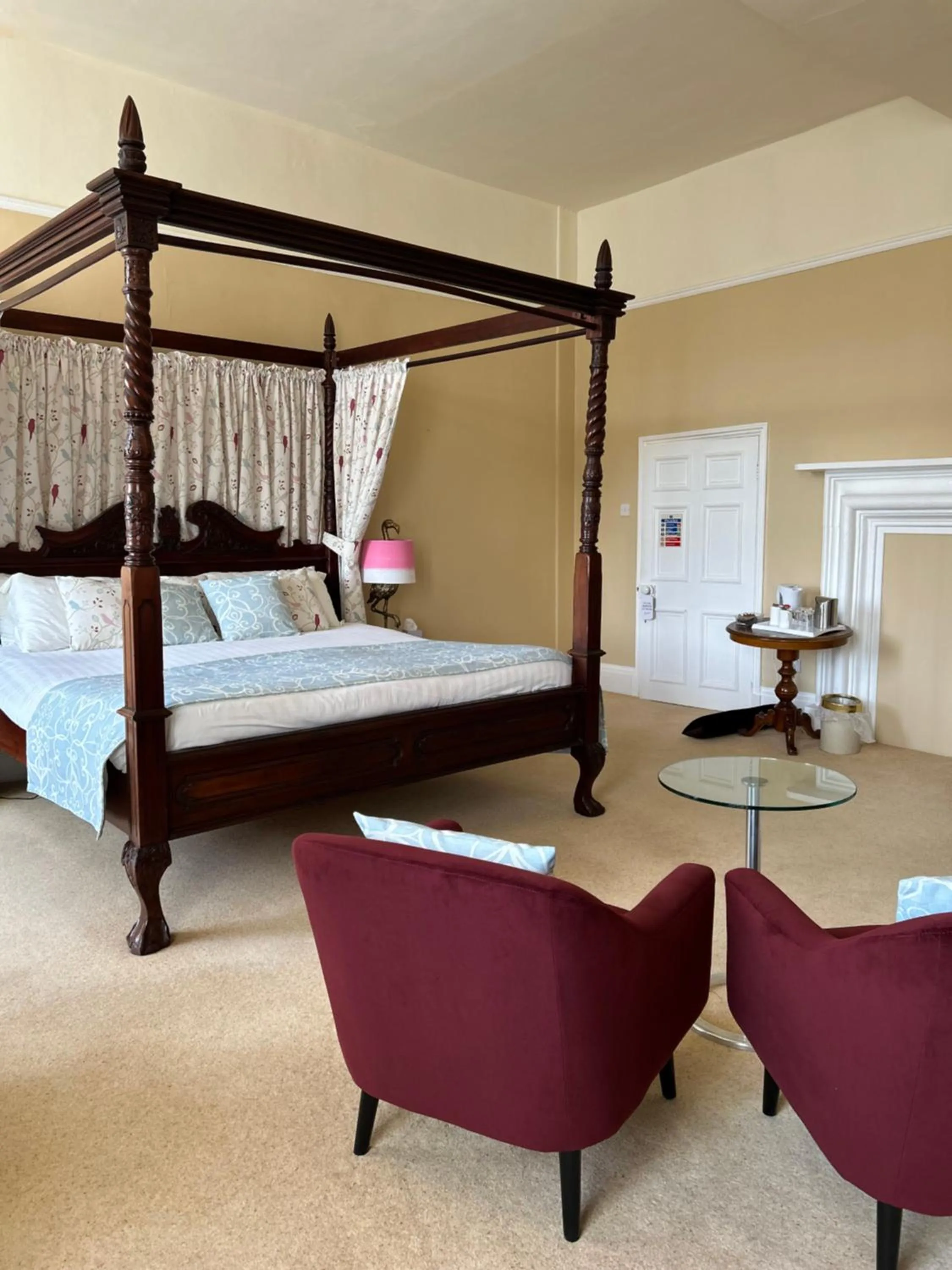 Photo of the whole room, Bed in Moresby Hall Country House Hotel