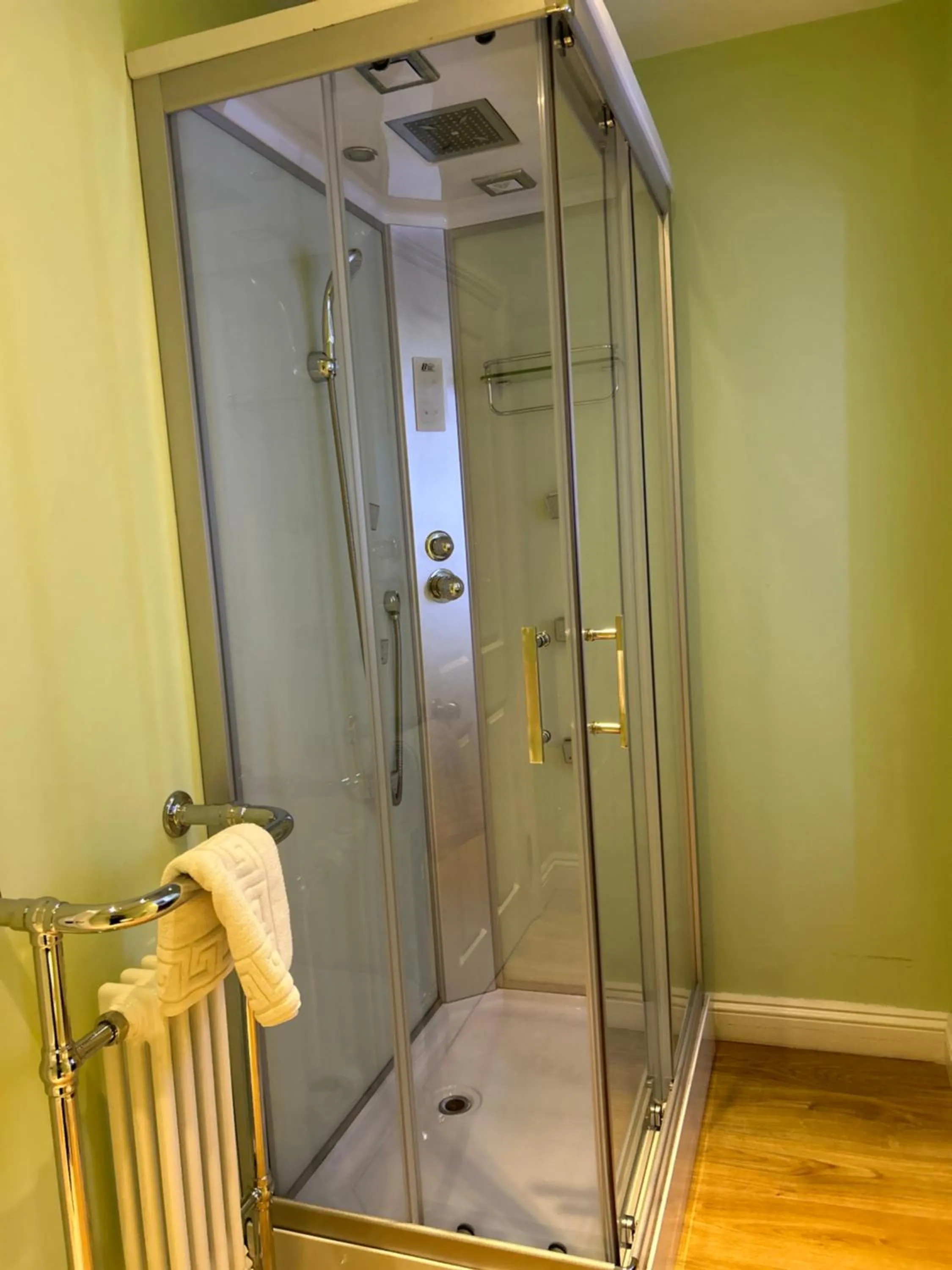 Shower in Moresby Hall Country House Hotel