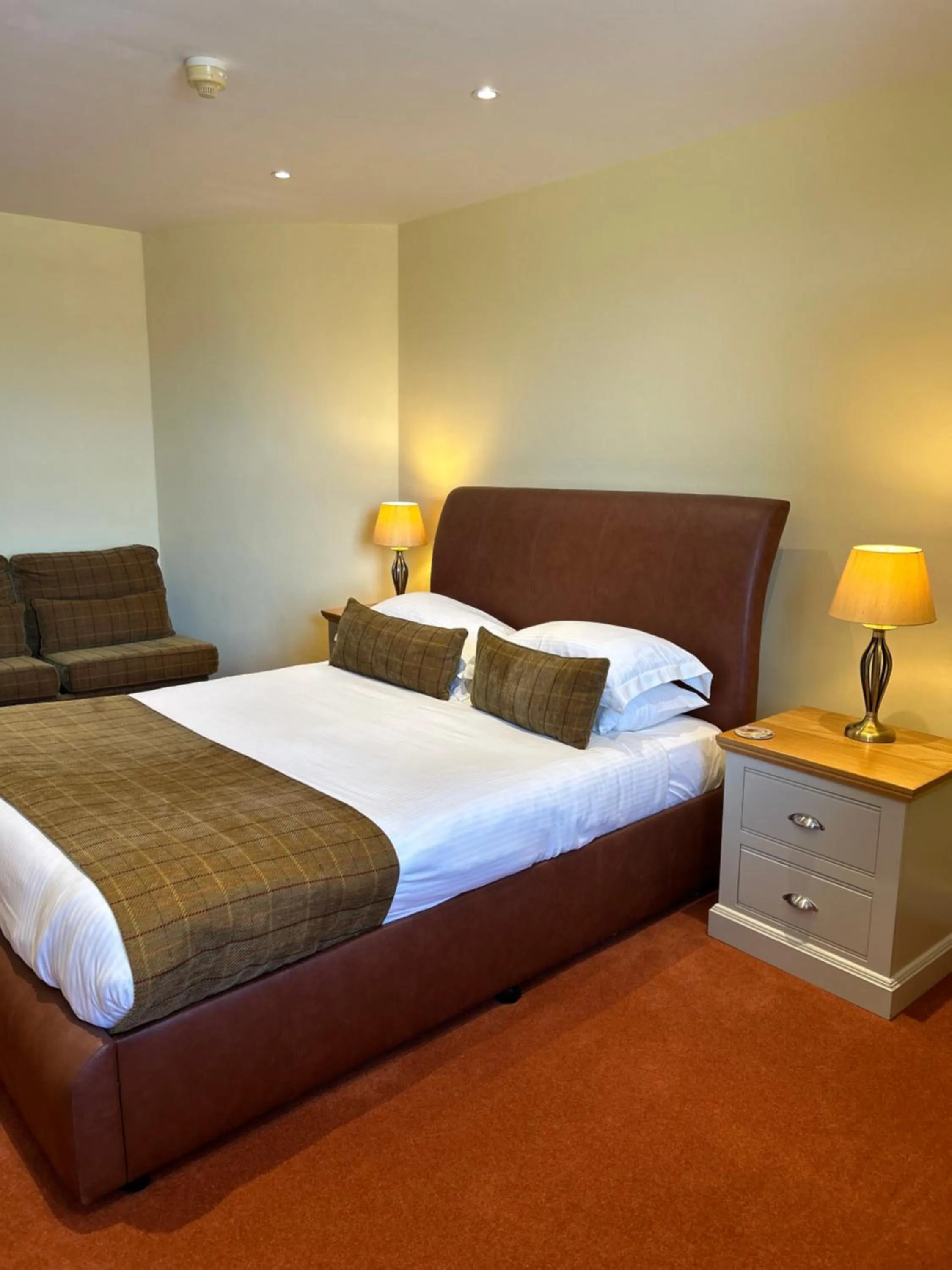 Bed in Moresby Hall Country House Hotel