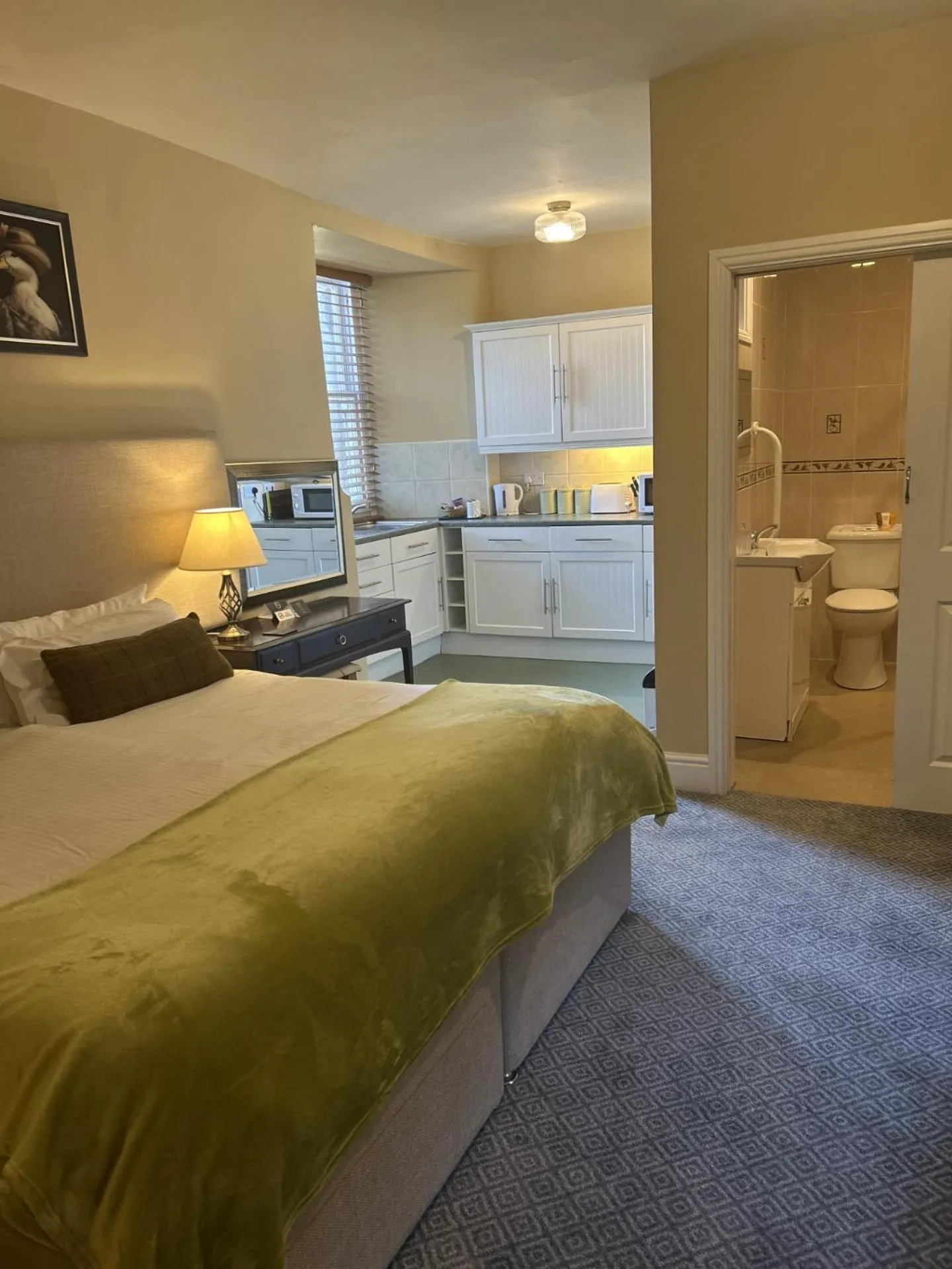 Photo of the whole room, Bed in Moresby Hall Country House Hotel